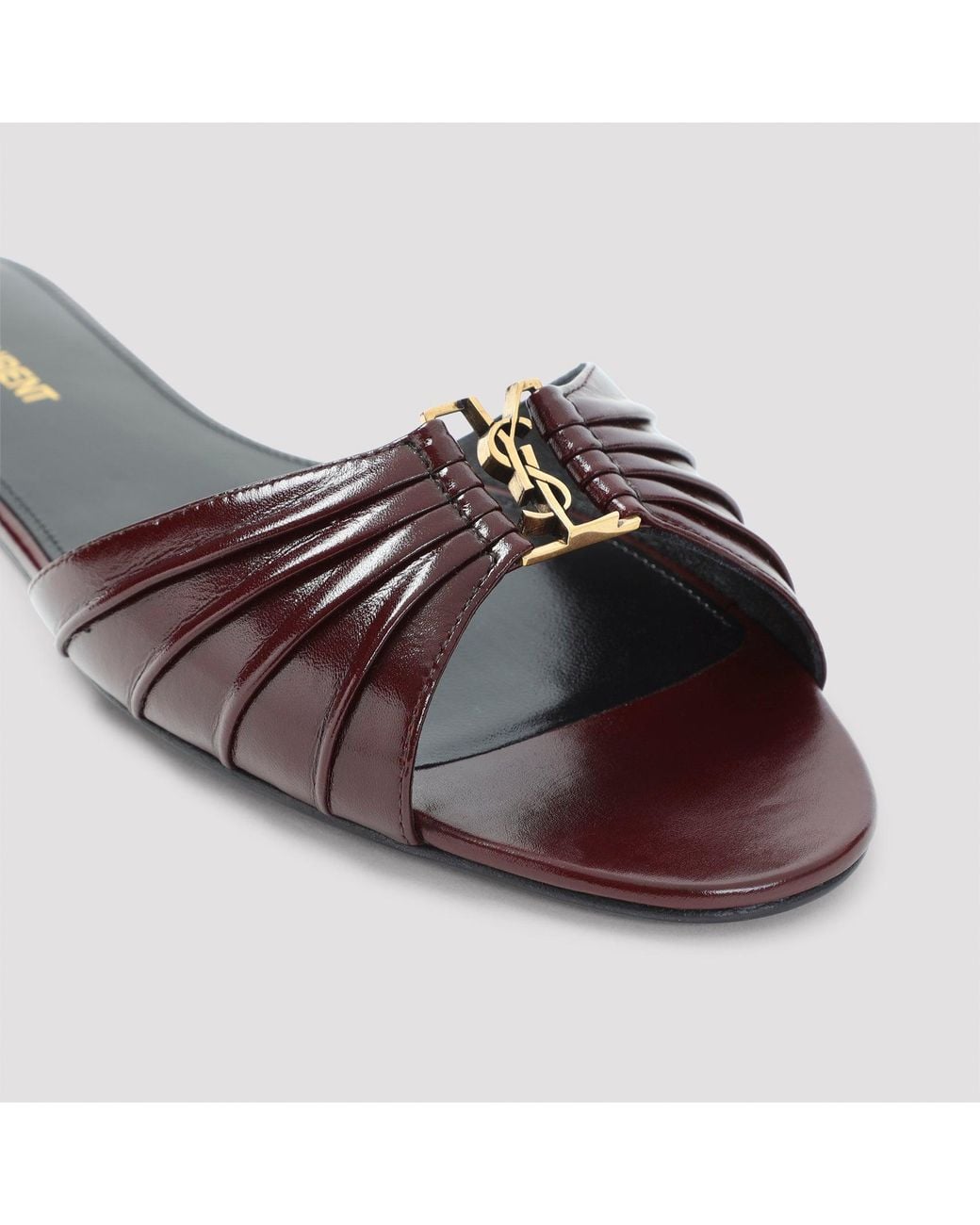 Saint Laurent Brown Babylone Sandals