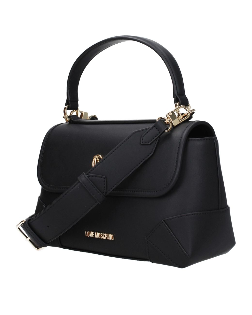 Love Moschino Black Borse A Mano Donna Poliuretano Nero for men
