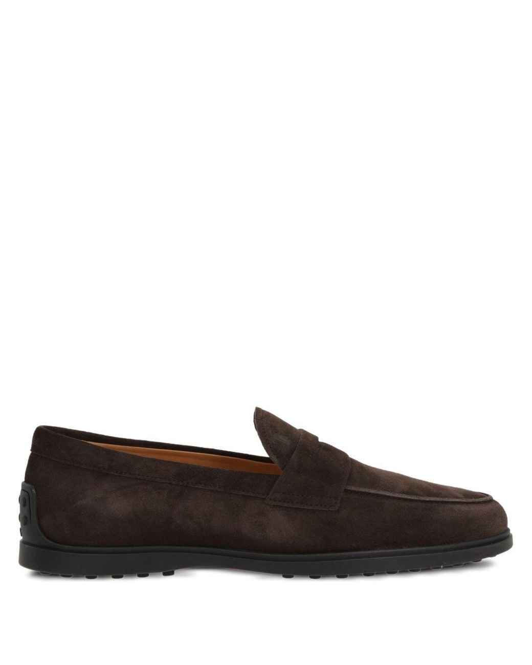 Tod's Brown Suede Leather Loafers