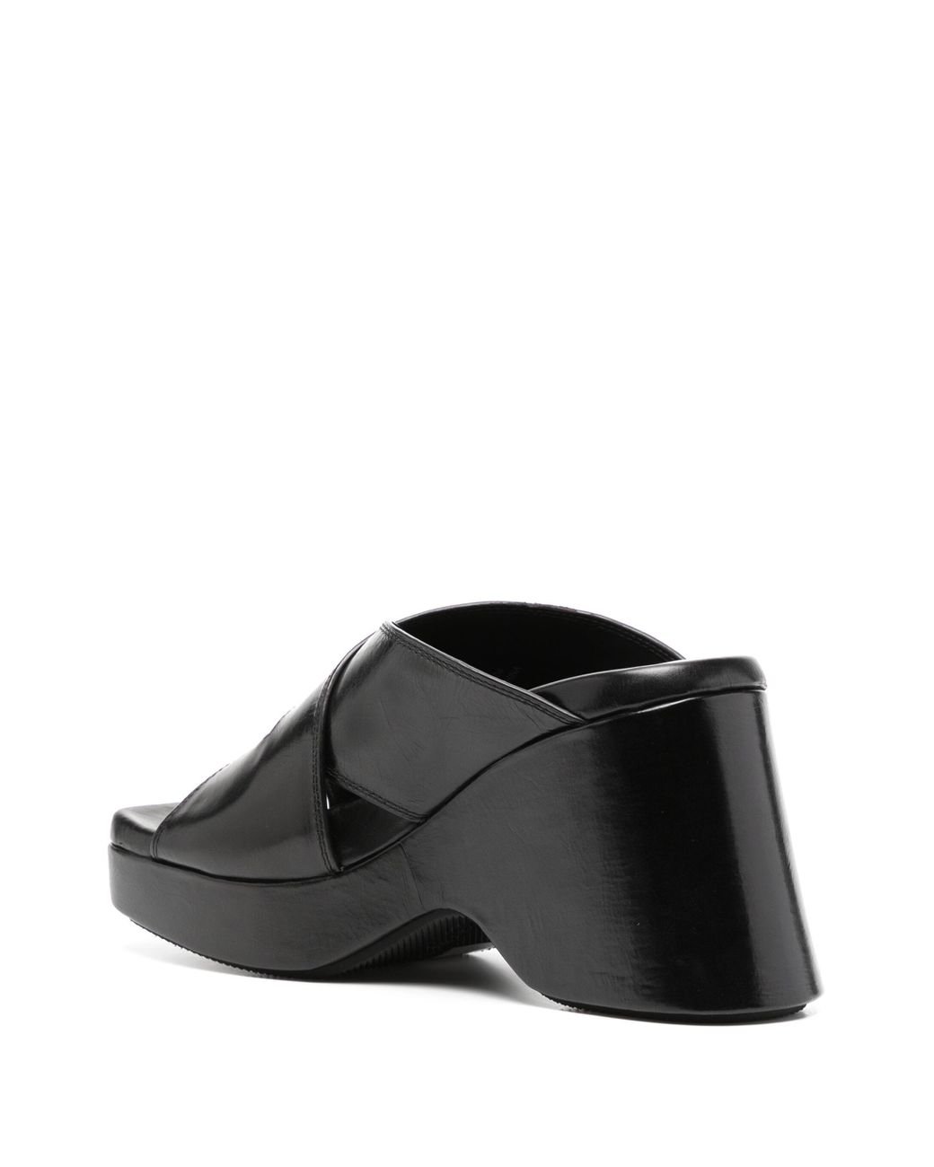 Alexander Wang ☆ブラック Float Criss-Cross ウェッジサンダル Alexander Wang Float Criss-cross Platform Sandal in Black