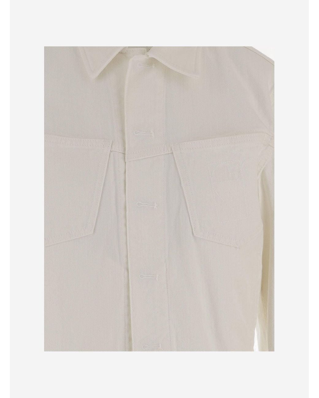 Sa Su Phi White Cotton Jacket