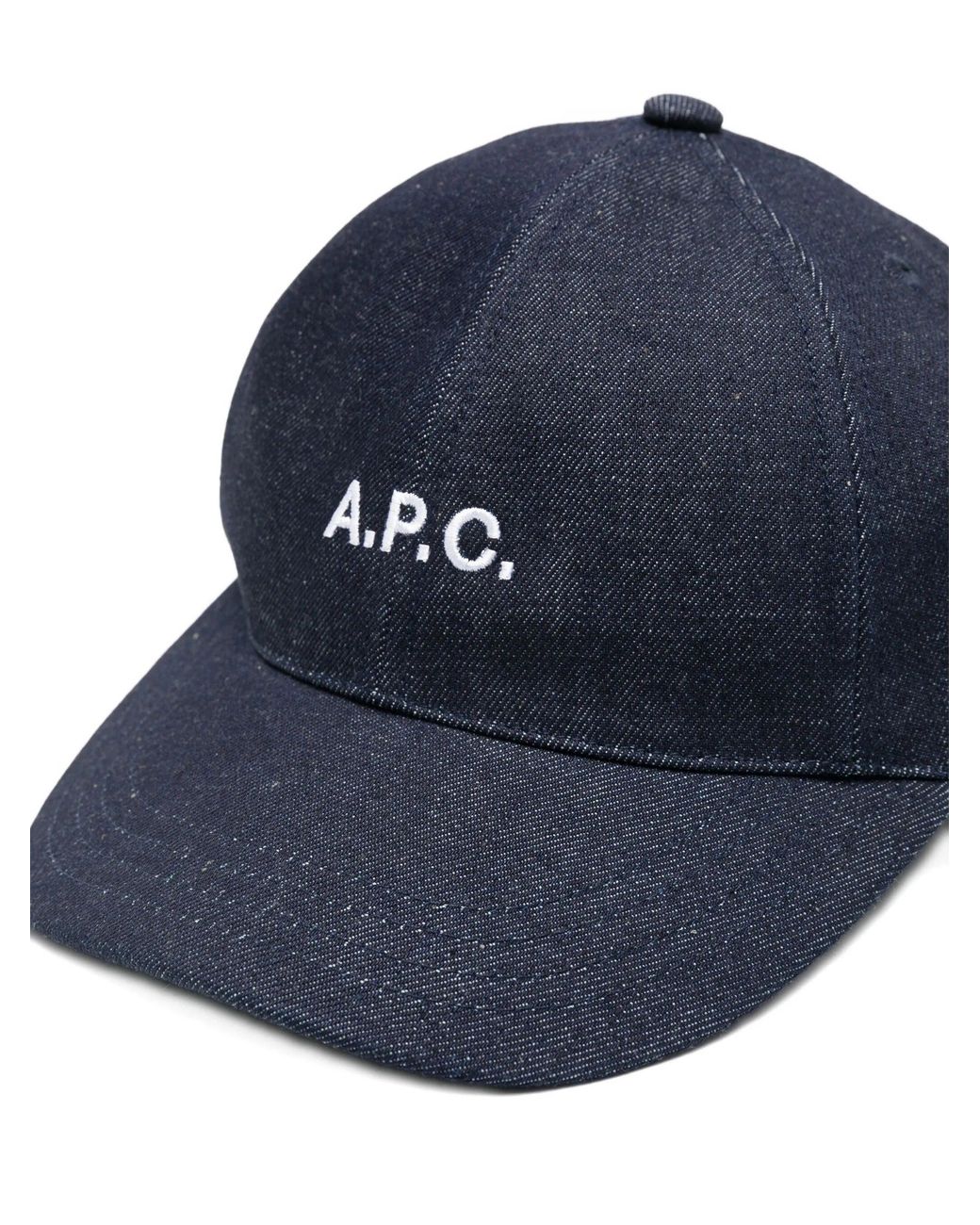 A.P.C. Blue Casquette Charlie for men