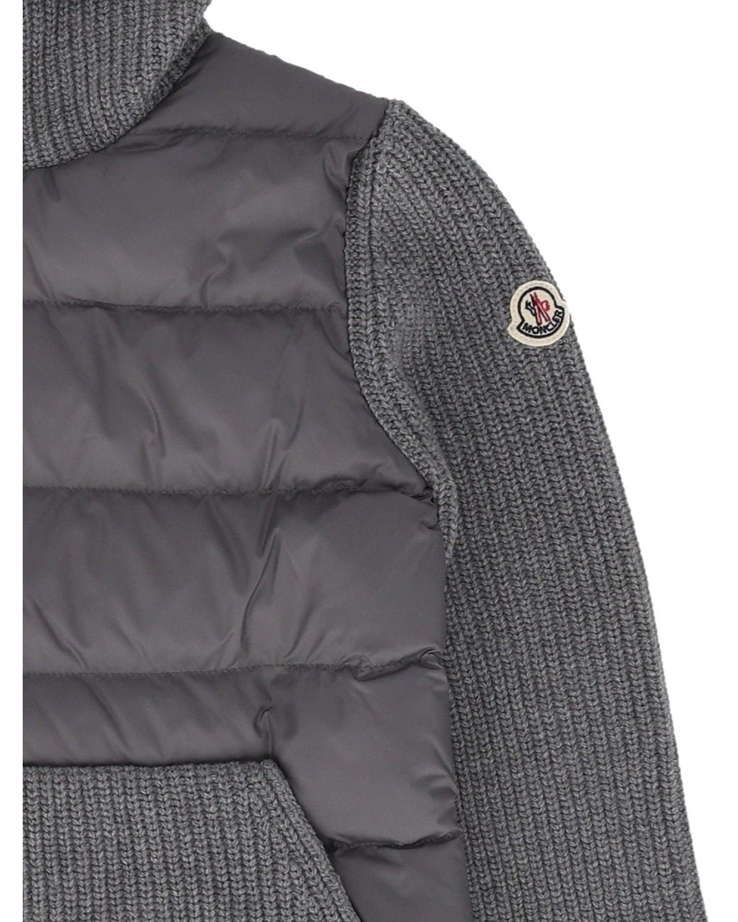 Moncler Medium Grijs Vest in het Gray