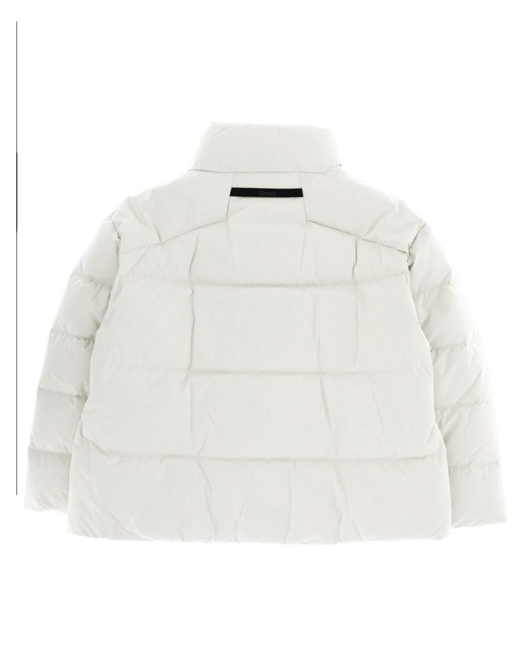 Laminar White Quilted Puffer Jacket