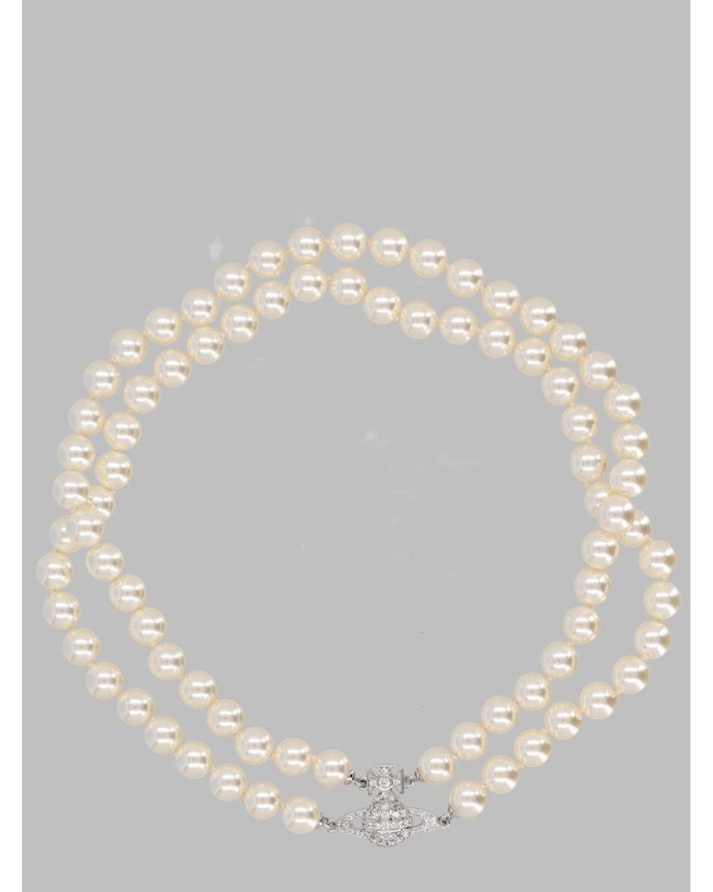 Vivienne Westwood Metallic Signature Orb Pendant Necklace