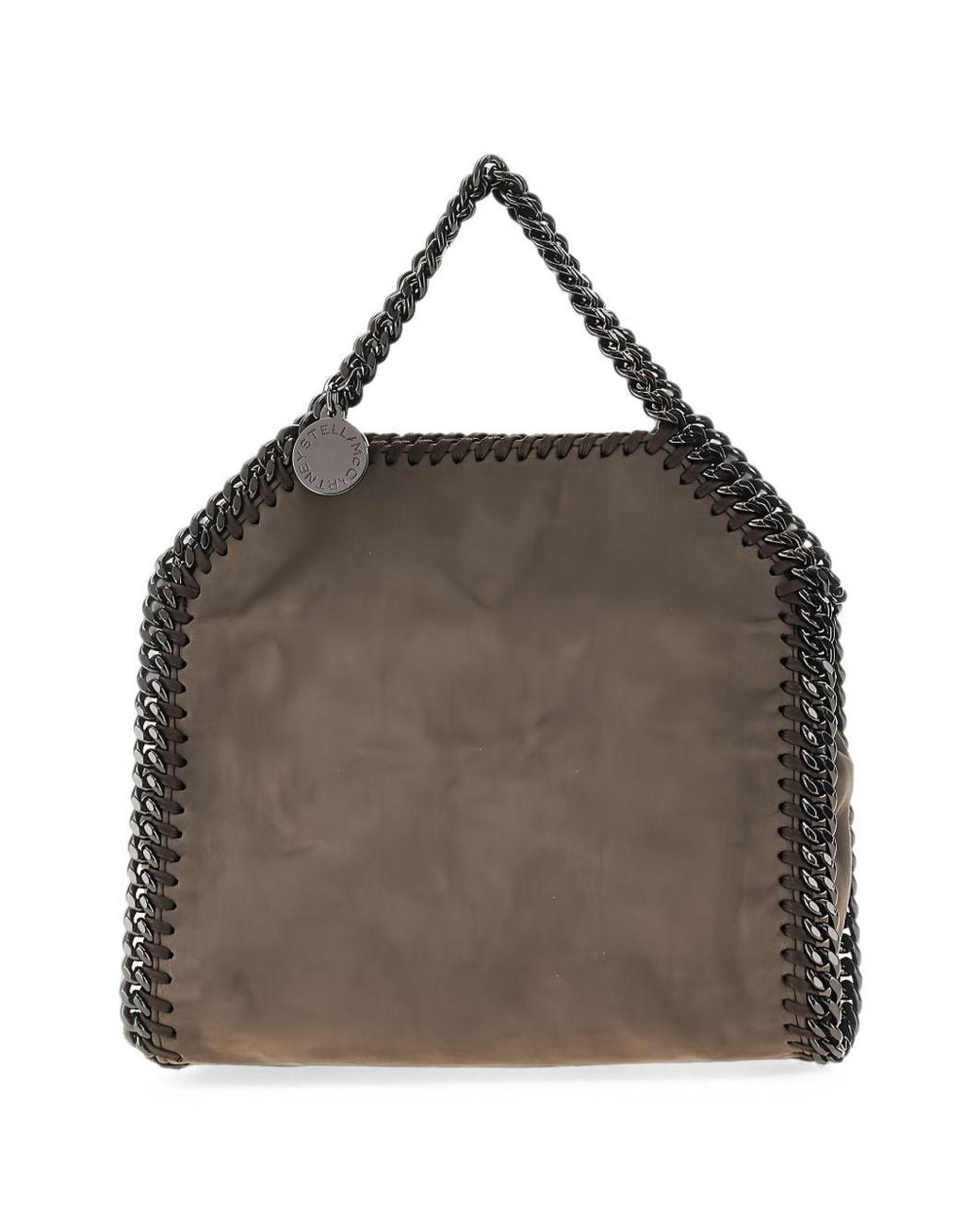 Stella McCartney Brown Falabella Tiny Crossbody Bag