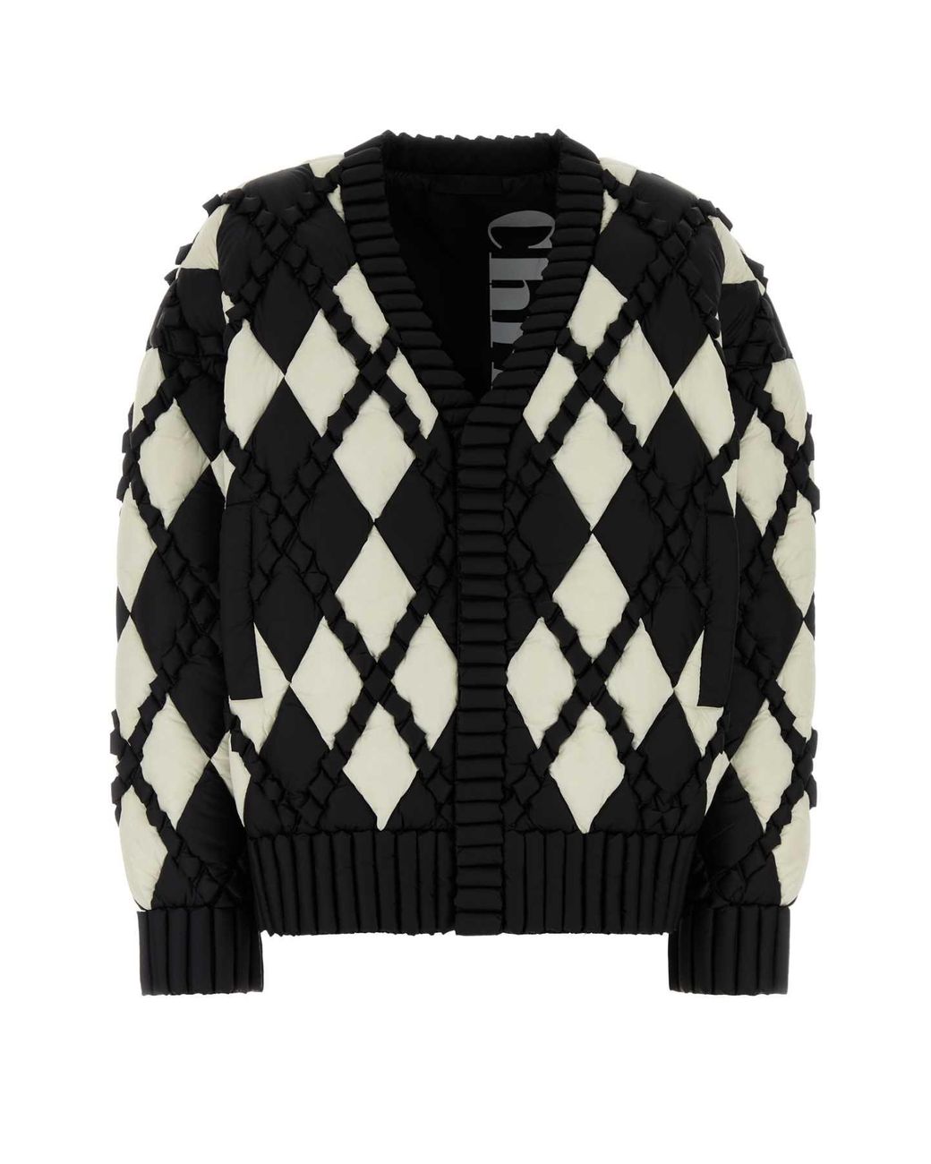 RAXXY Black Two Tone Nylon Down Jacket