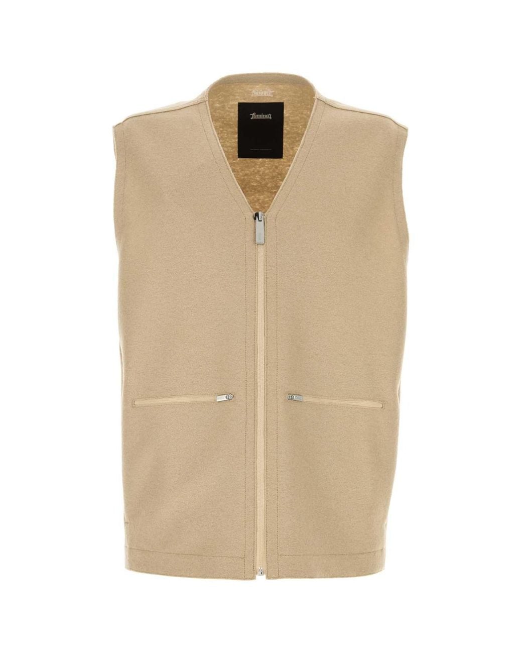 Herno Natural Virgin Wool Vest