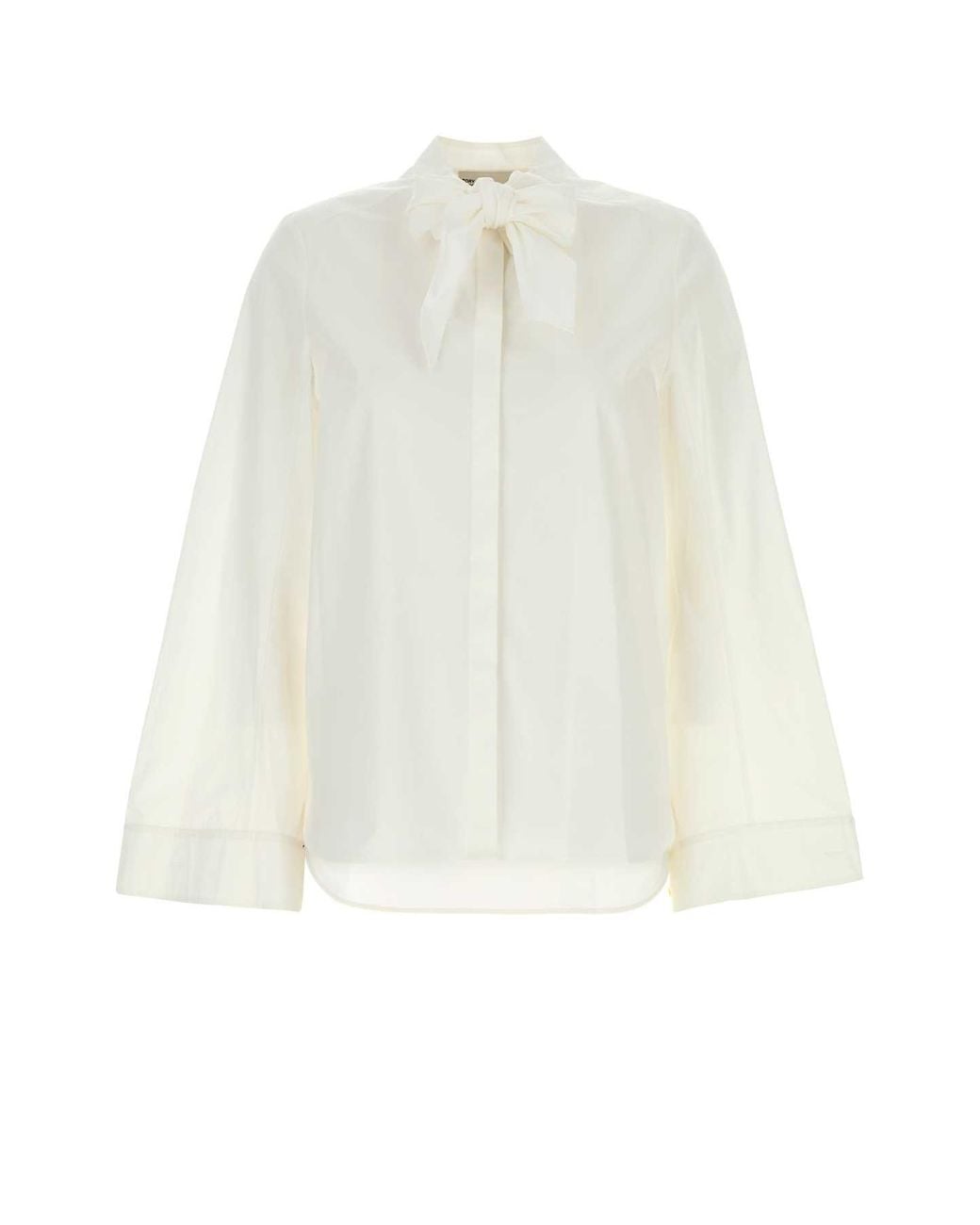 Tory Burch White Stretch Poplin Shirt