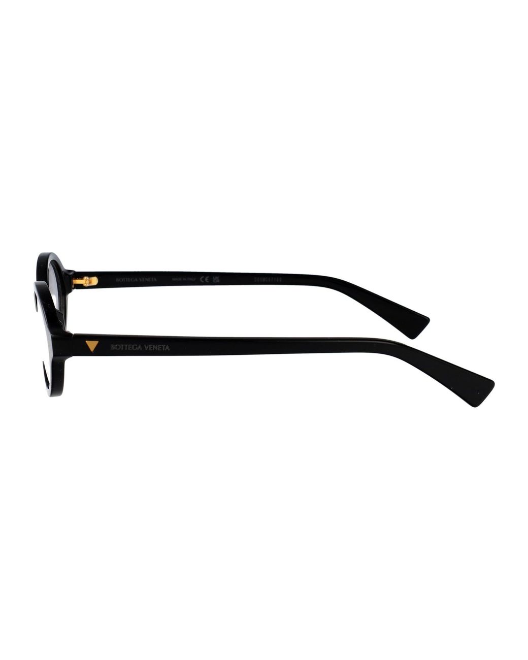 Bottega Veneta Black Transparent Acetate Glasses