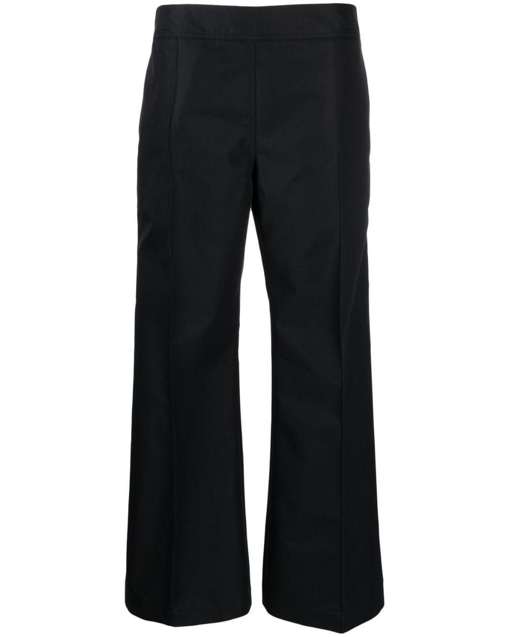Studio Nicholson Black Low Rise Straight Leg
