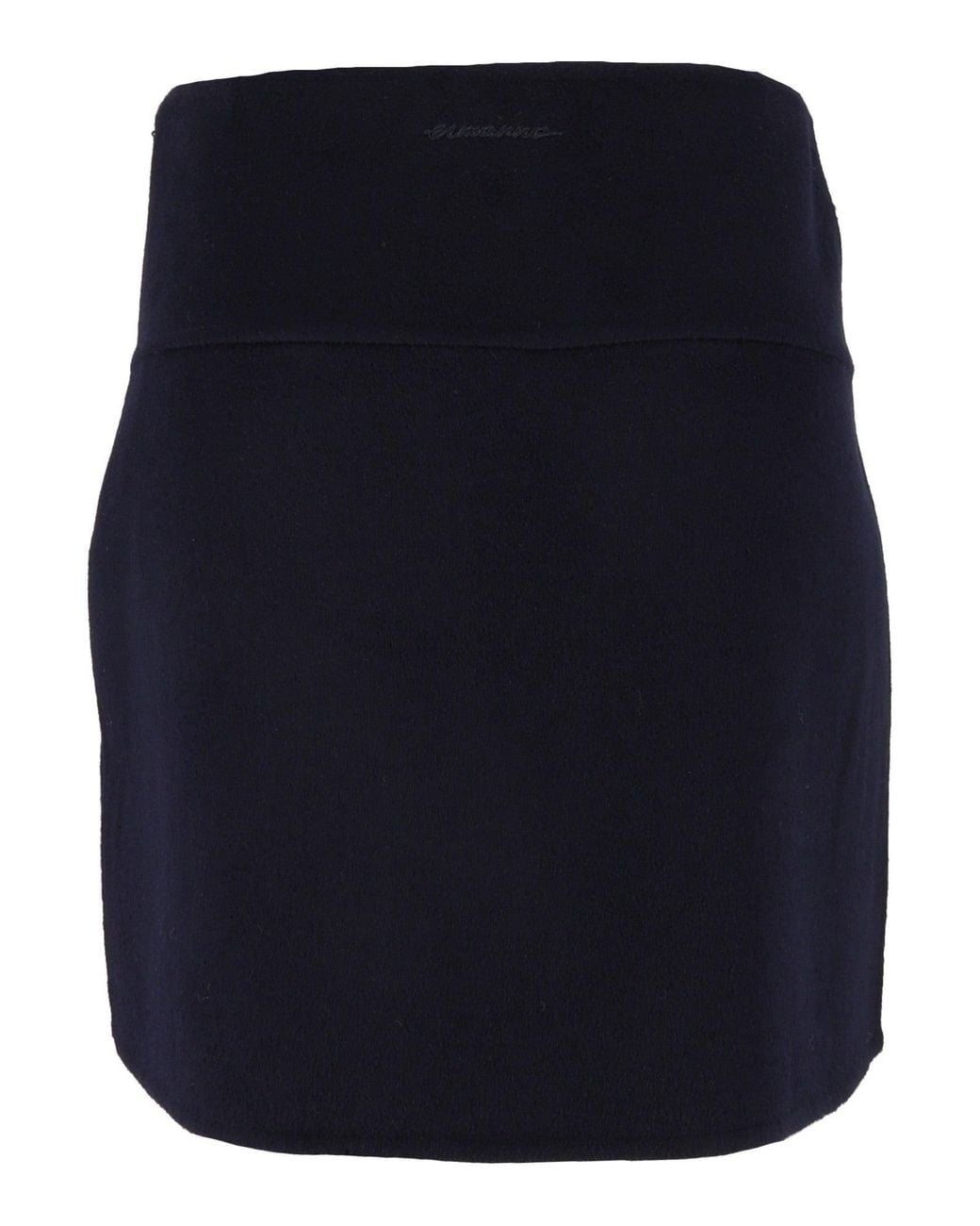 Ermanno Scervino Blue Short Fitted Waistband Flared Mini Skirt