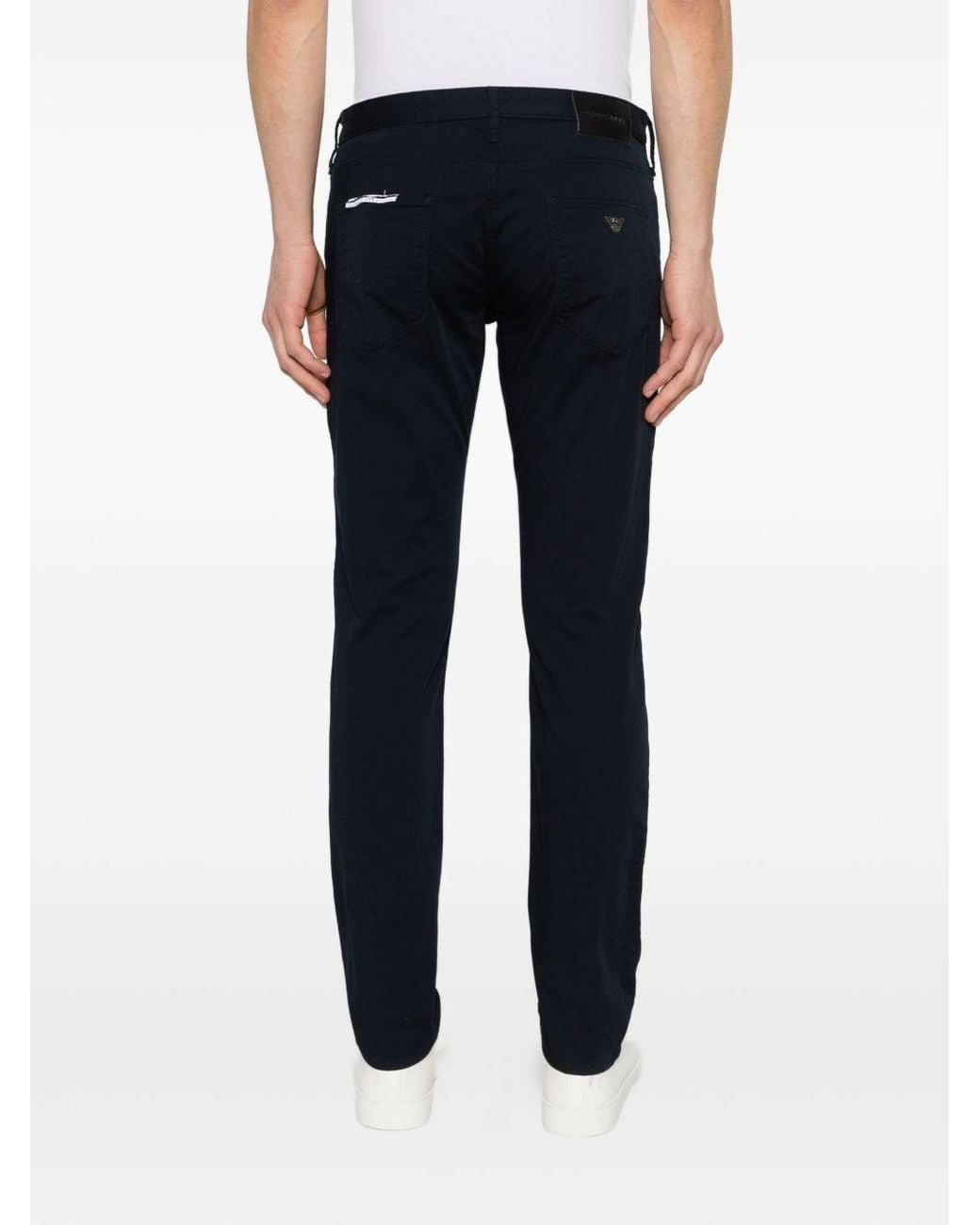 Emporio Armani Blue Denim Cotton Jeans for men