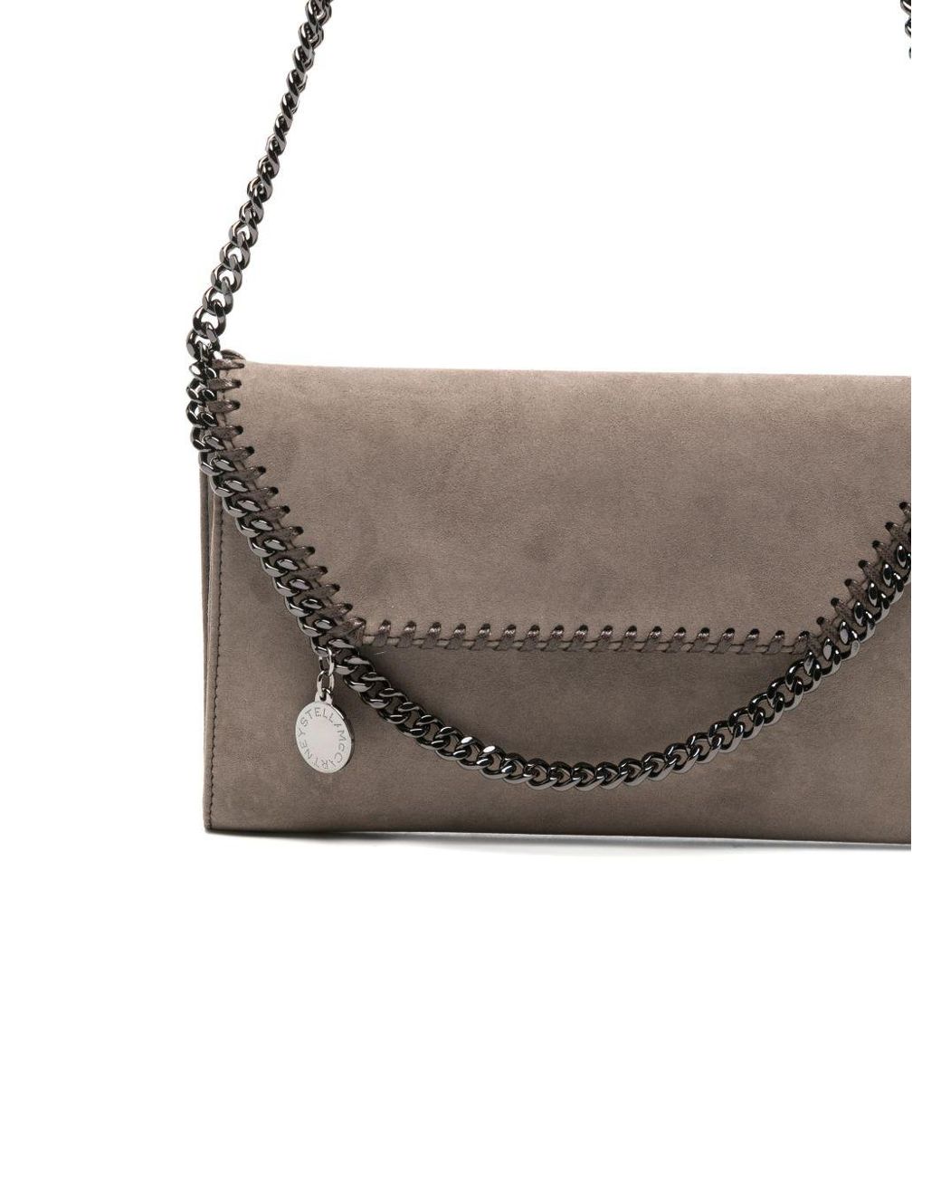 Stella McCartney White Signature Mini Chain Bag