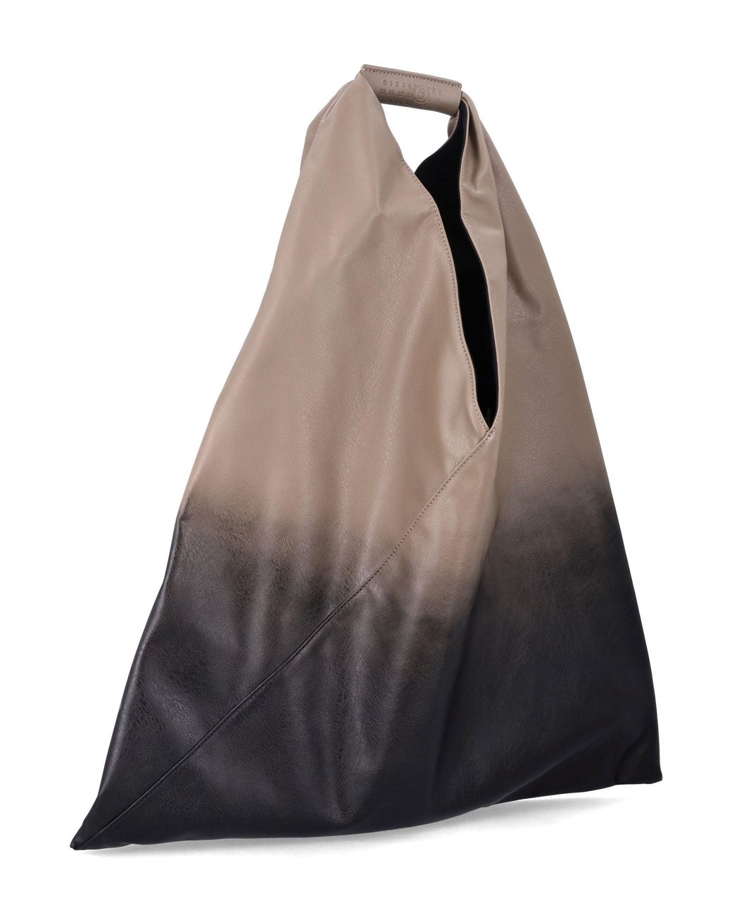 MM6 by Maison Margiela Brown Oversized Open-Top Tote Bag