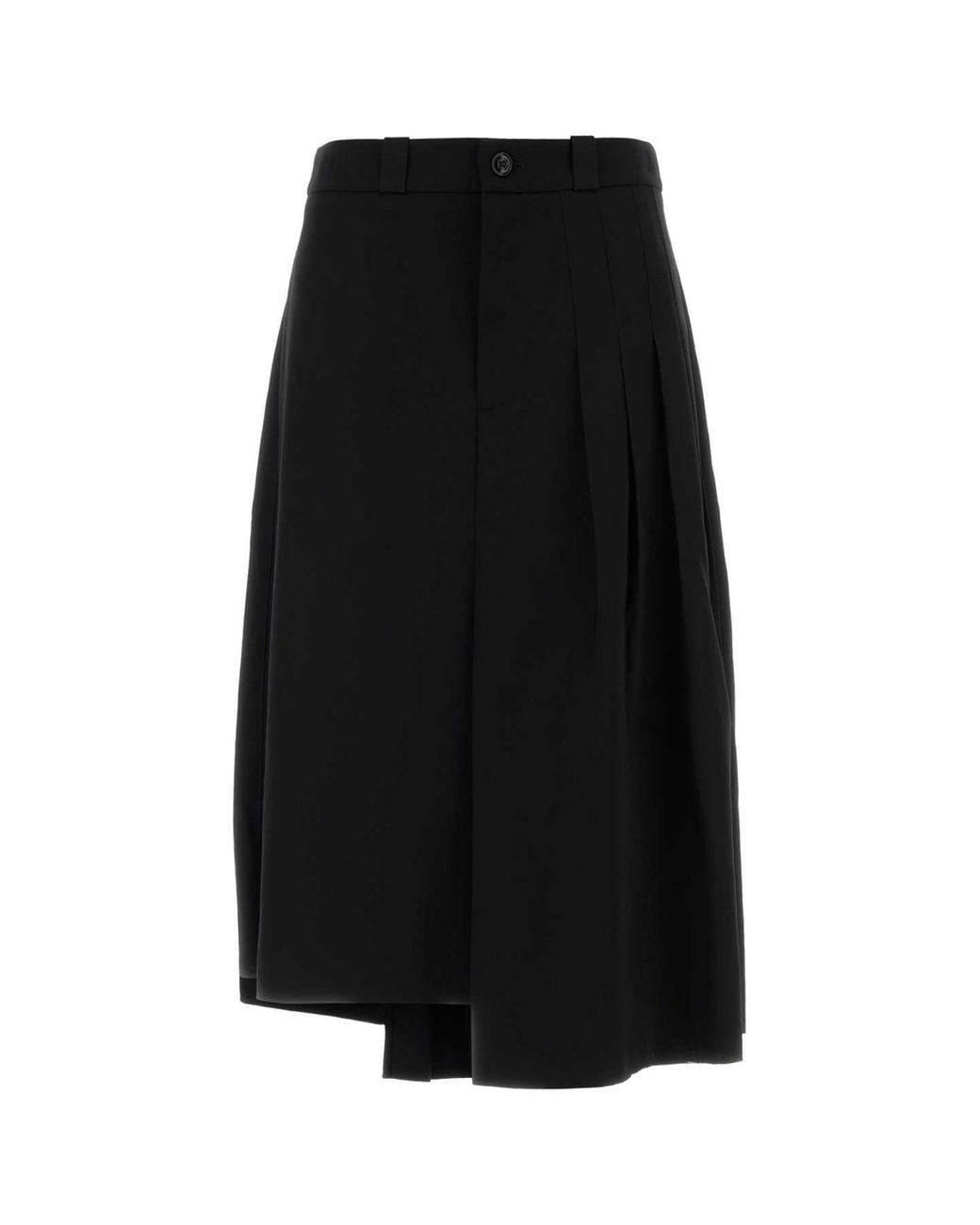 Our Legacy Black Gabardine Origami Skirt