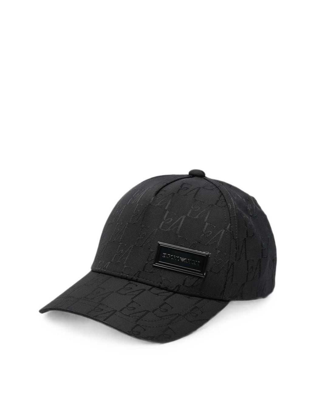 Emporio Armani Black Logo Baseball Cap