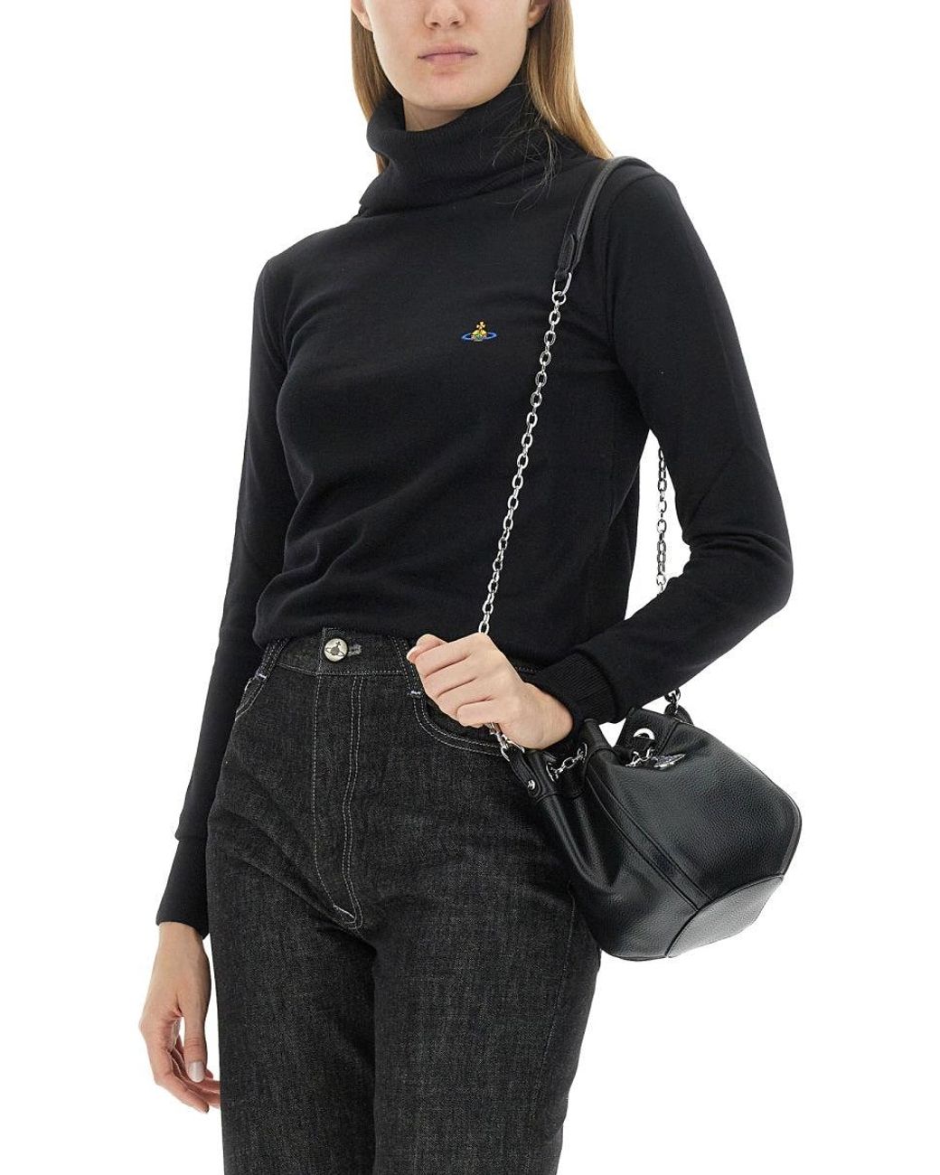 Vivienne Westwood Black Giulia Turtleneck Jersey