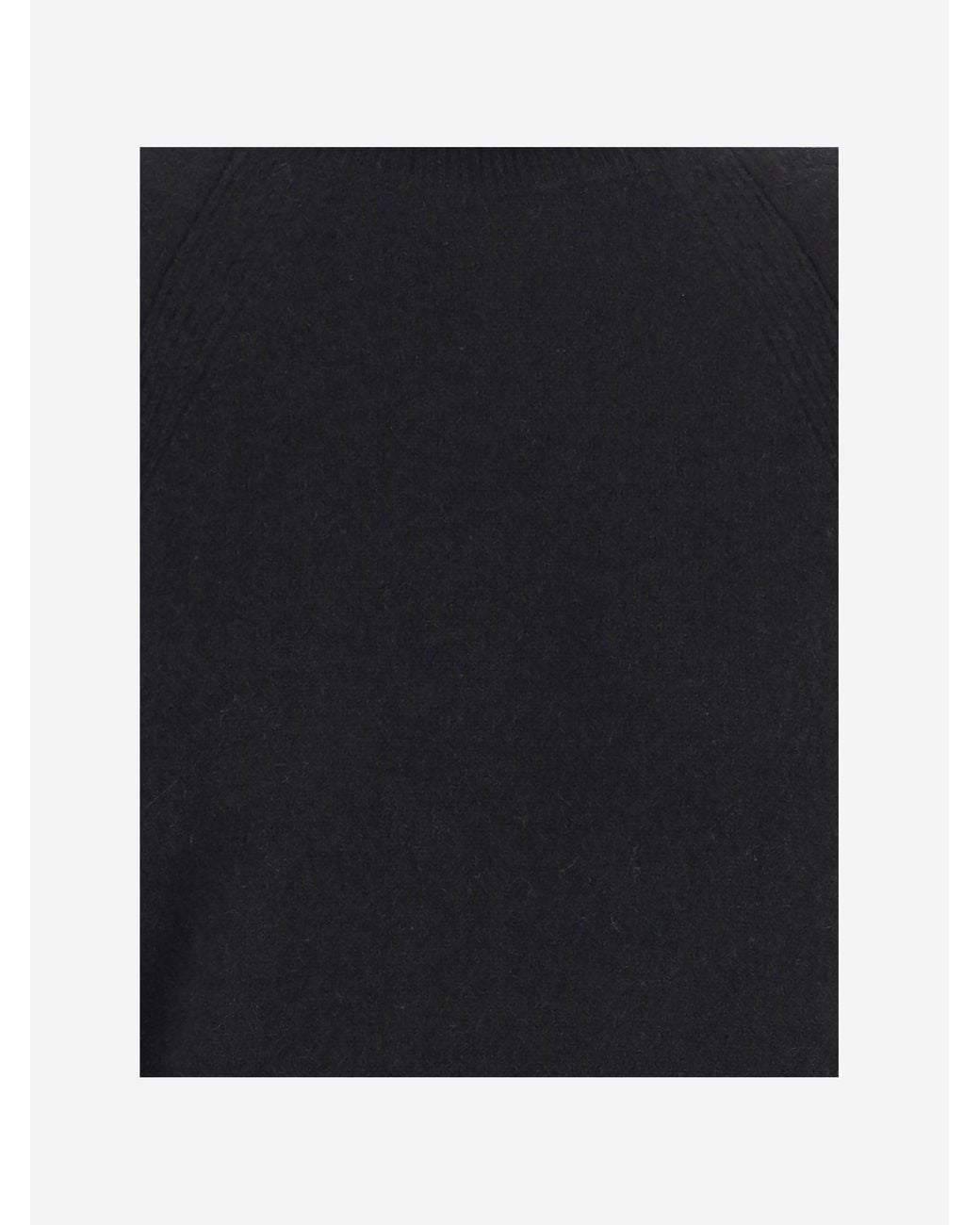 Sa Su Phi Black Cashmere And Silk Knit Sweater