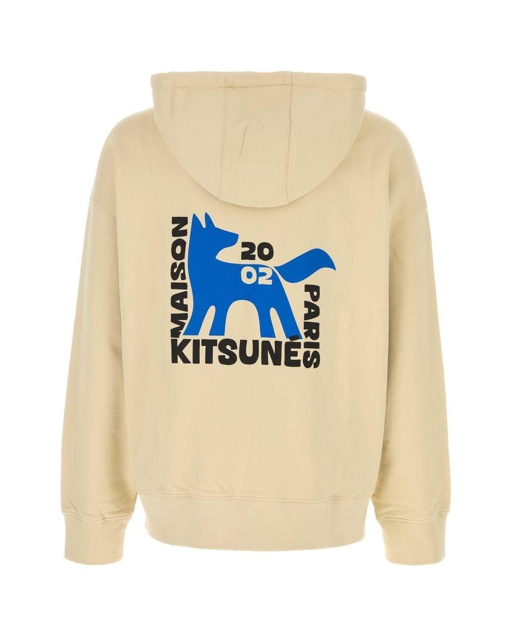 Maison Kitsuné Natural Logo Oversized Hoodie for men