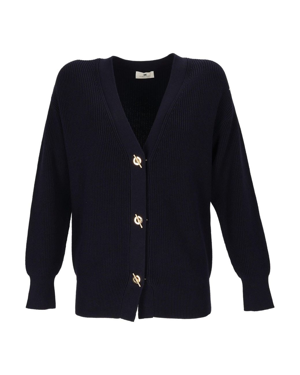 Elisabetta Franchi Blue Maglia Tricot