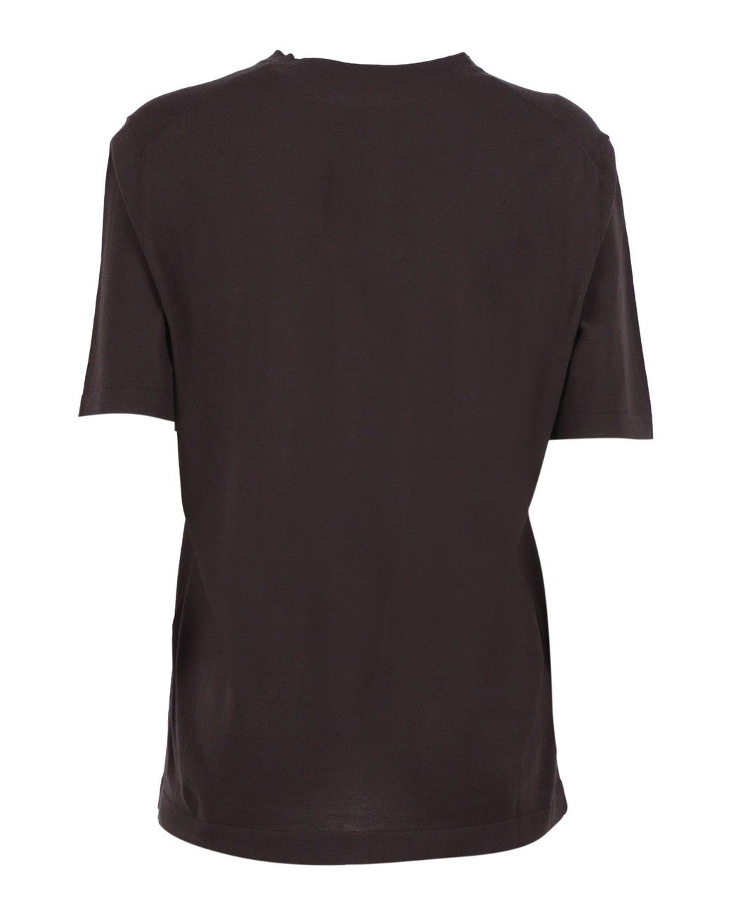 Kangra Cashmere Black Girocollo M Manica Rasato Calato