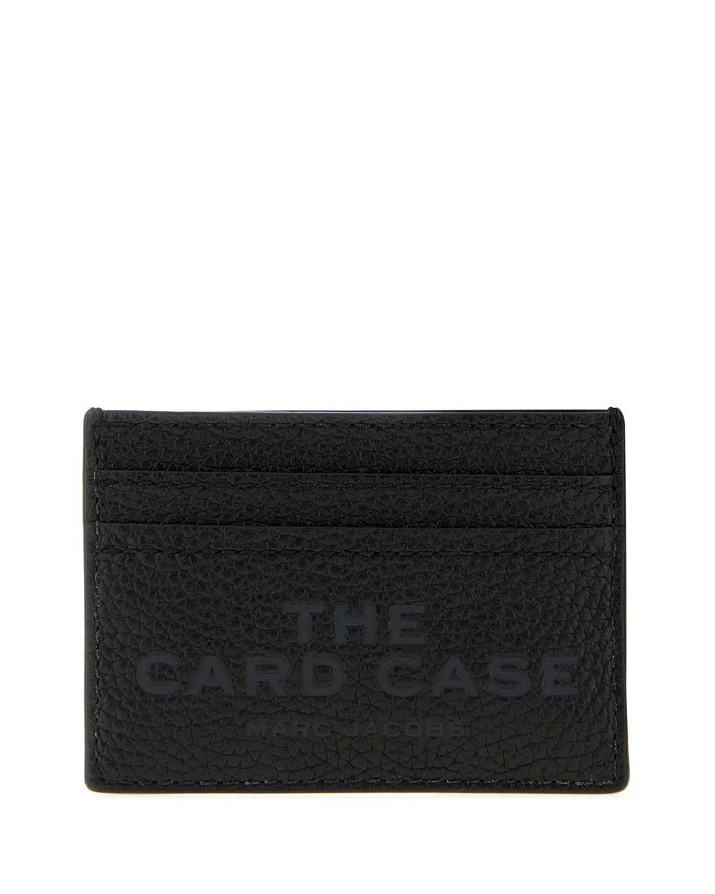 Marc Jacobs Black Leather The Card Case Card Holder
