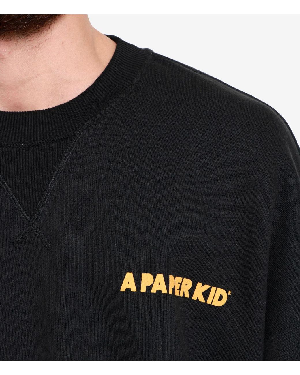 A PAPER KID Black Sweaters
