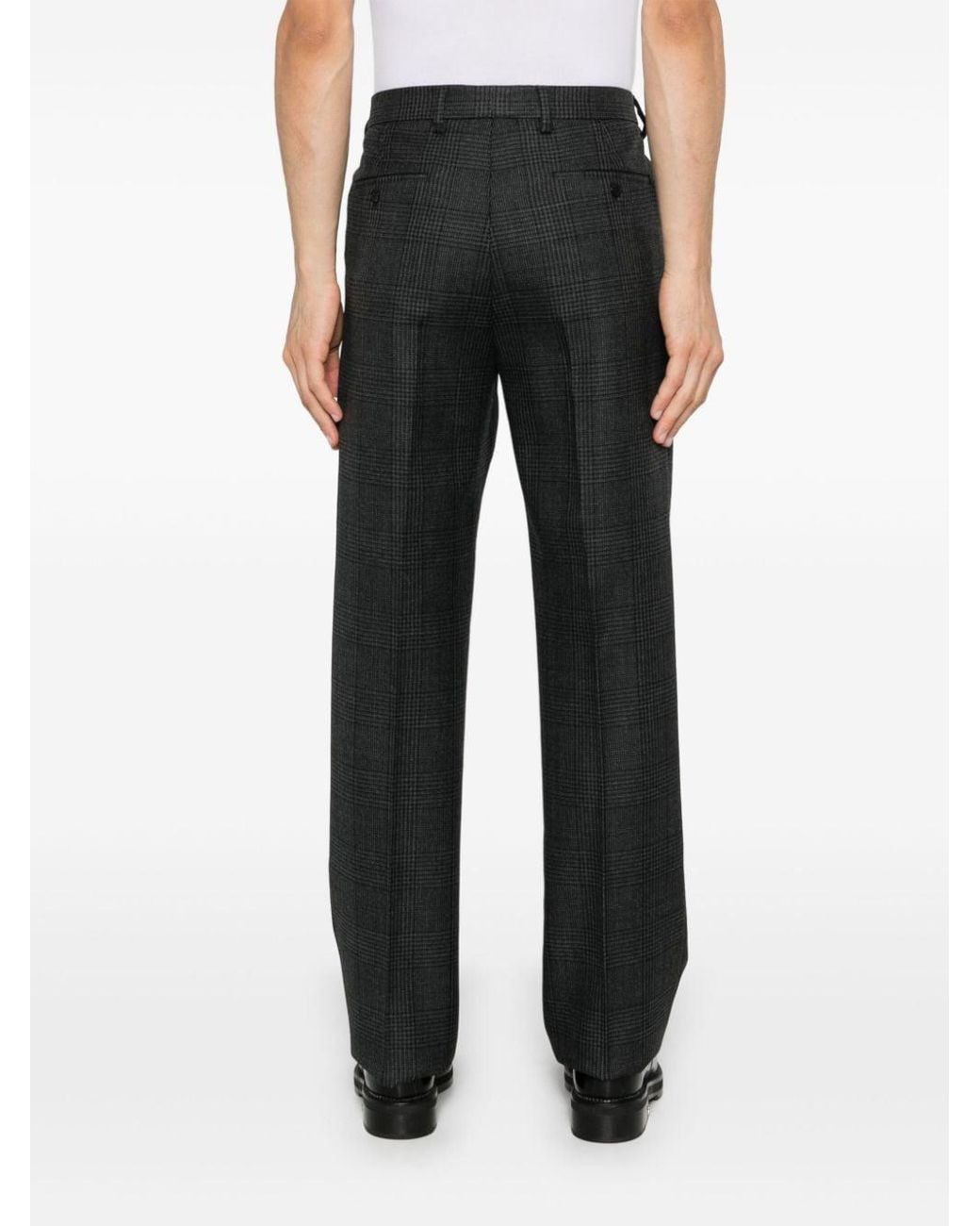 Prada Black Cotton Trousers for men