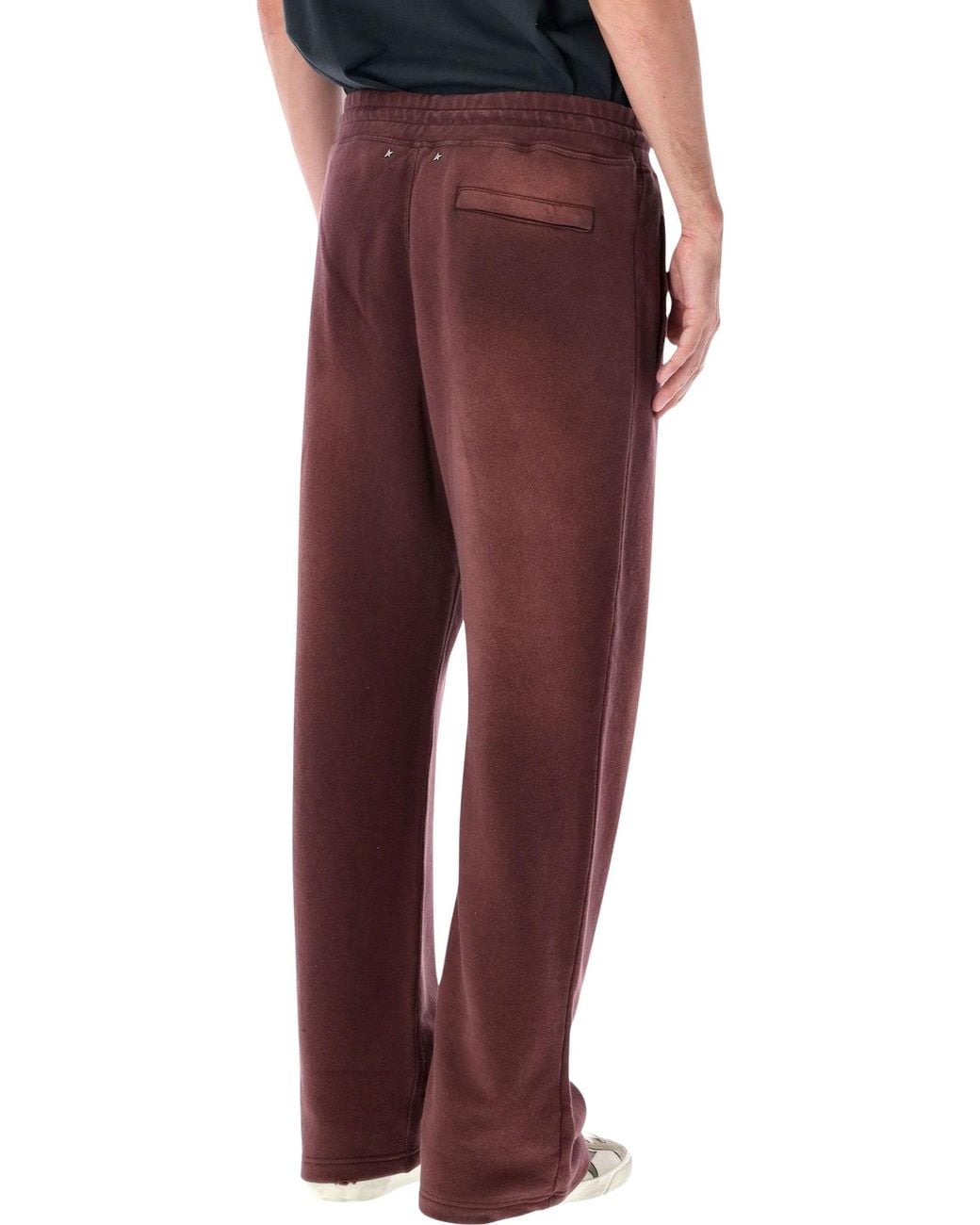 Golden Goose Deluxe Brand Red Loose Sports Pants for men