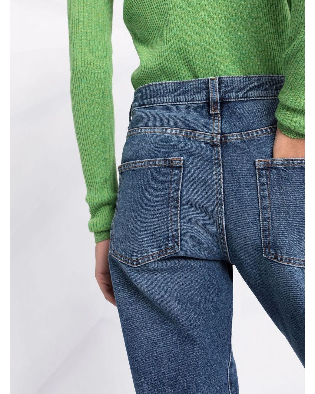 Totême Blue Organic Cotton Denim Jeans