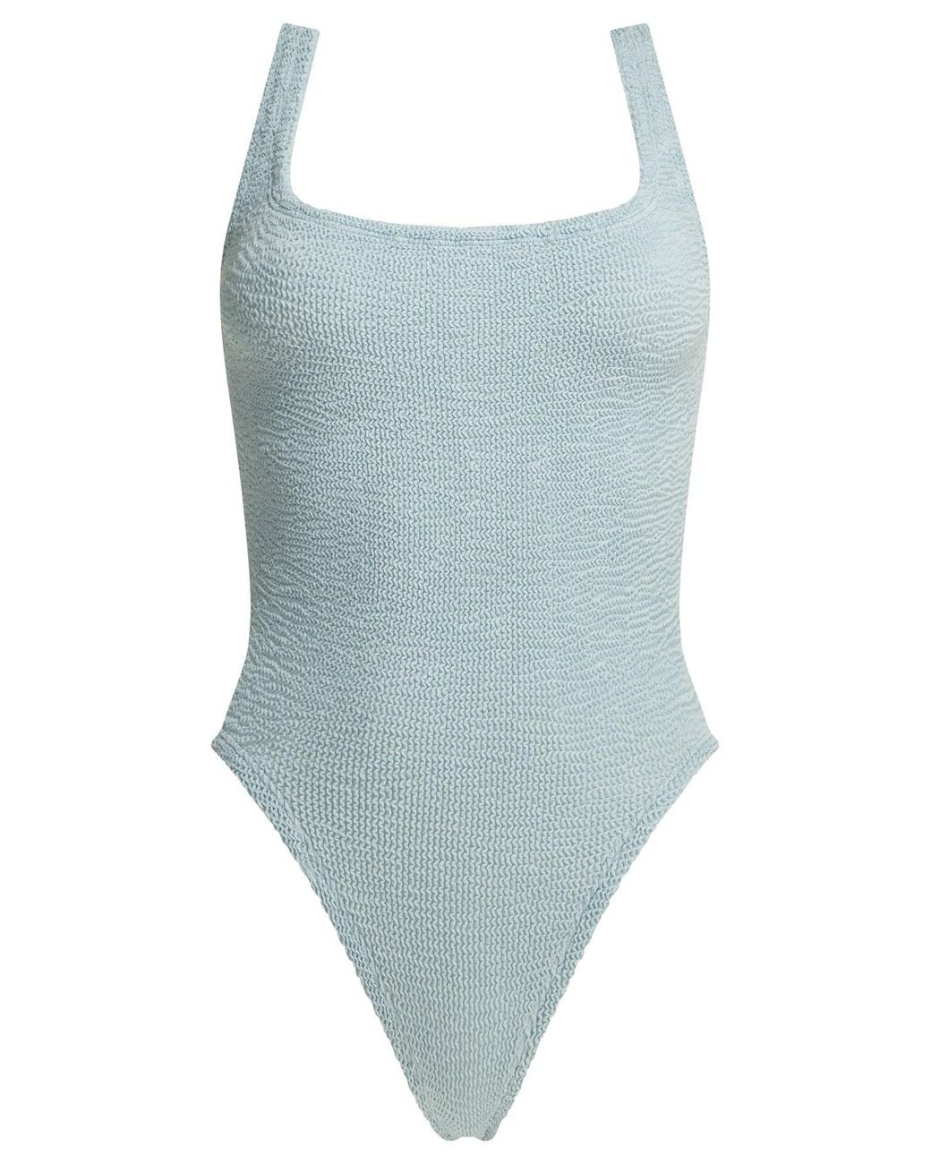 Hunza G Lightblue Polyamide Elastane Swimwear