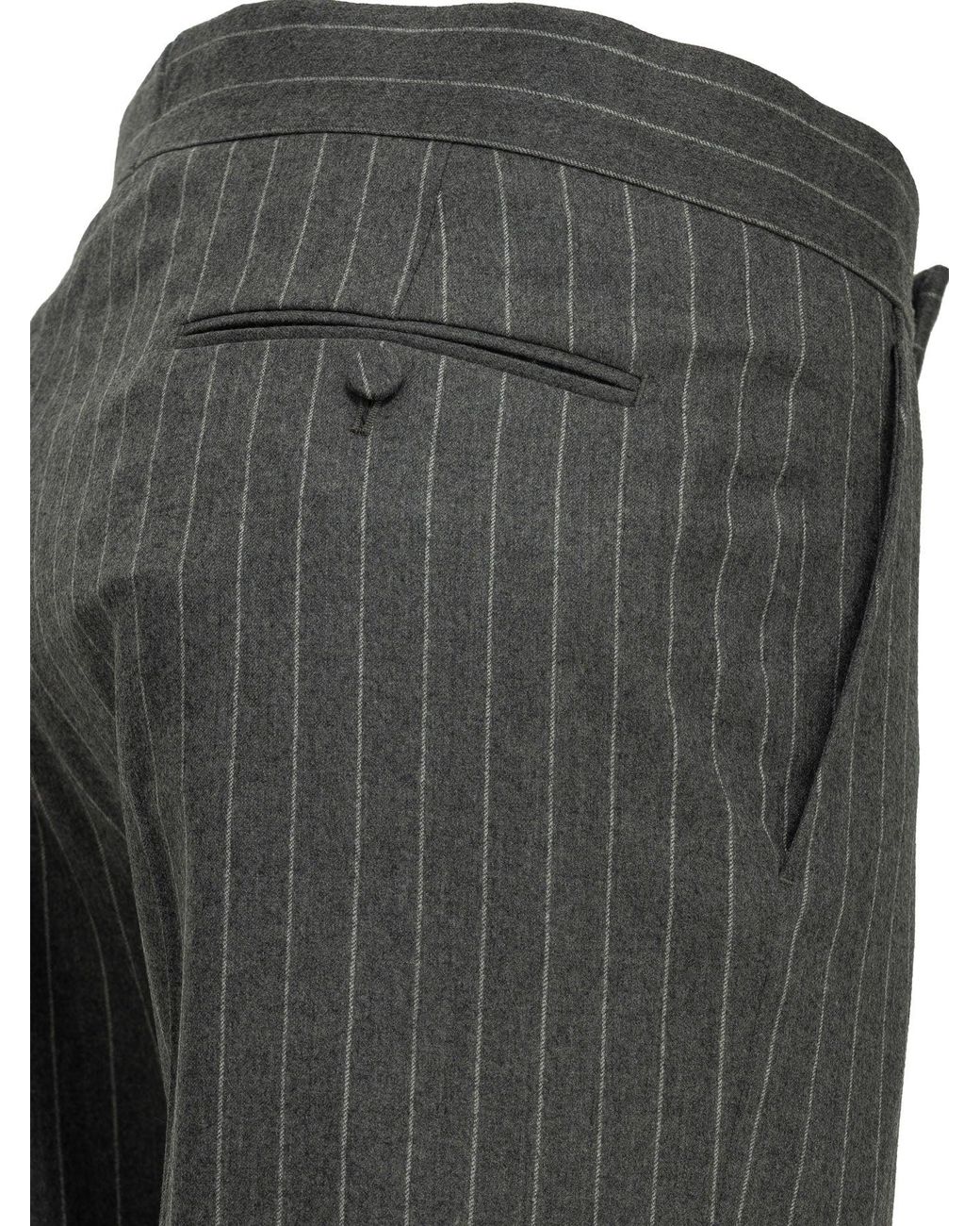 Tom Ford Gray Tailored Wool Pants for men