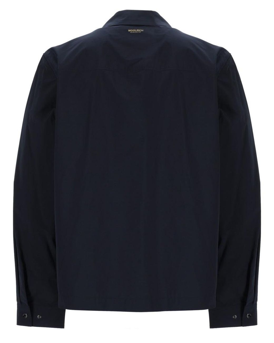 Woolrich Blue Giacca "Urban Timber Overshirt" for men