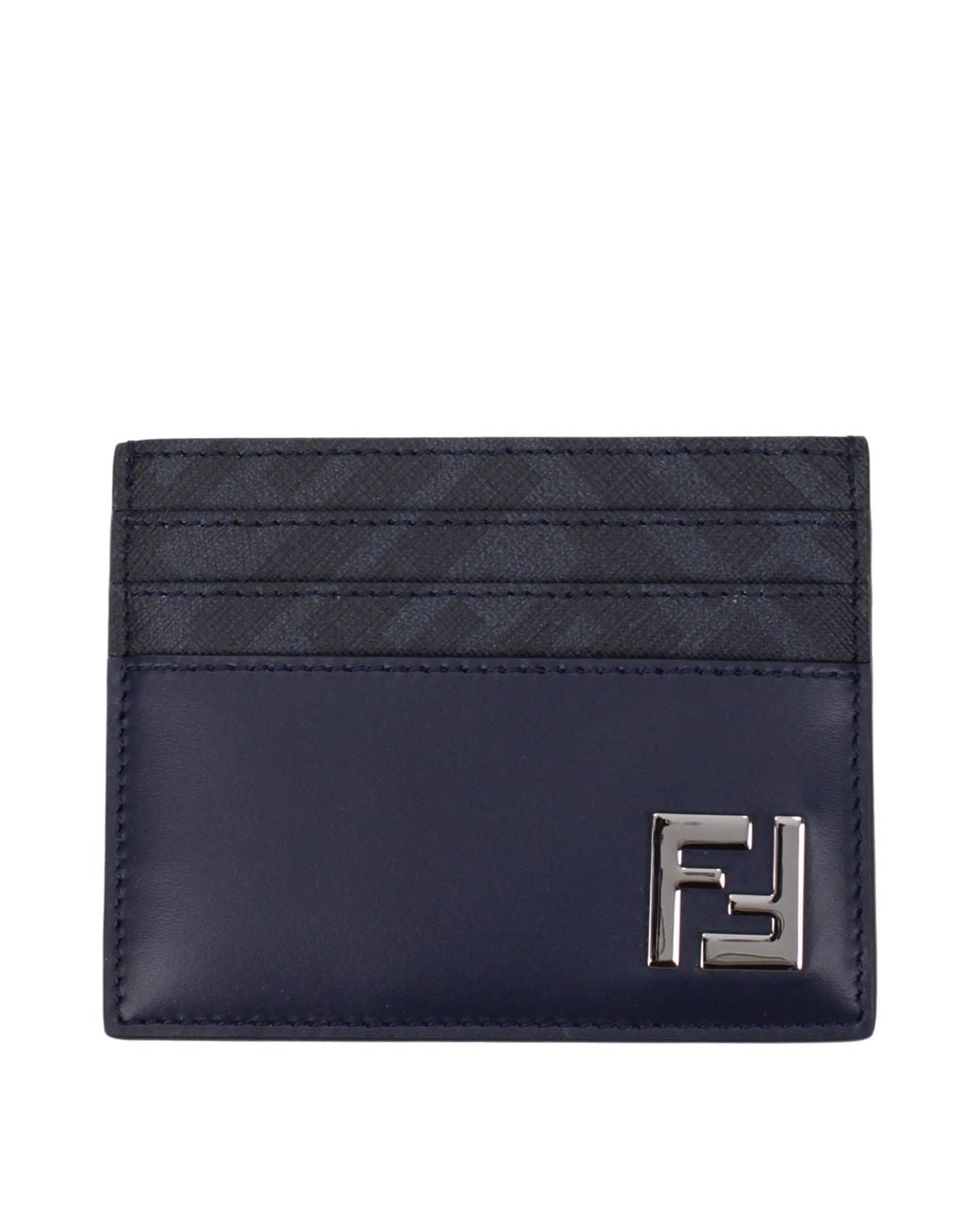 Fendi Blue Document Holder Leather/Night