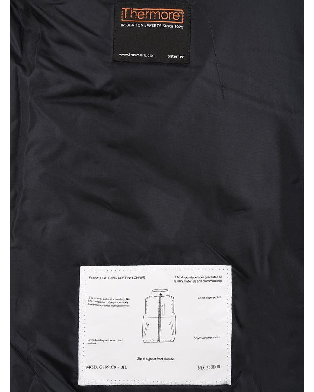 Aspesi Black Jacken blau