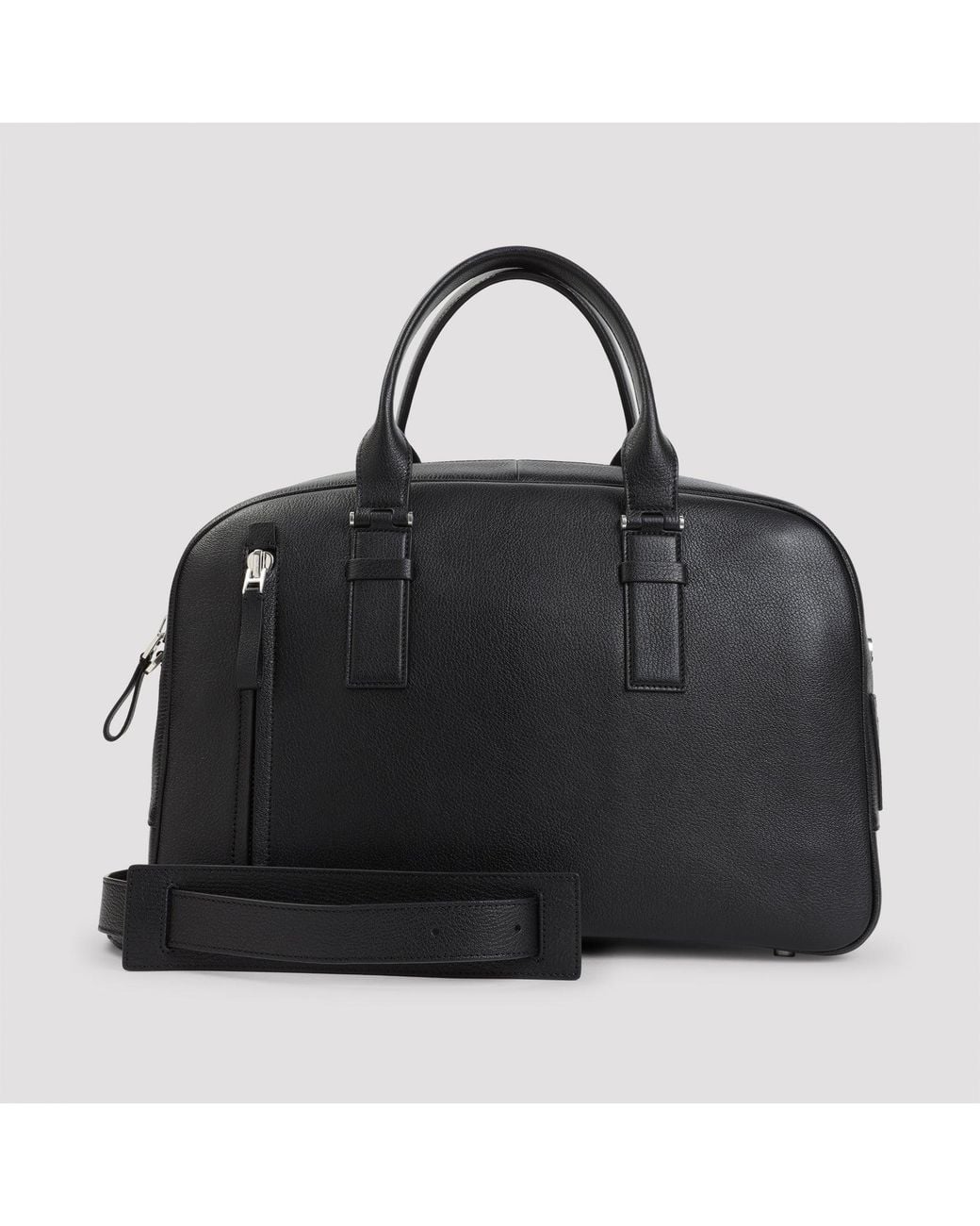 Tom Ford Black Bowling Handbag 42Cm X 27Cm X 18Cm for men