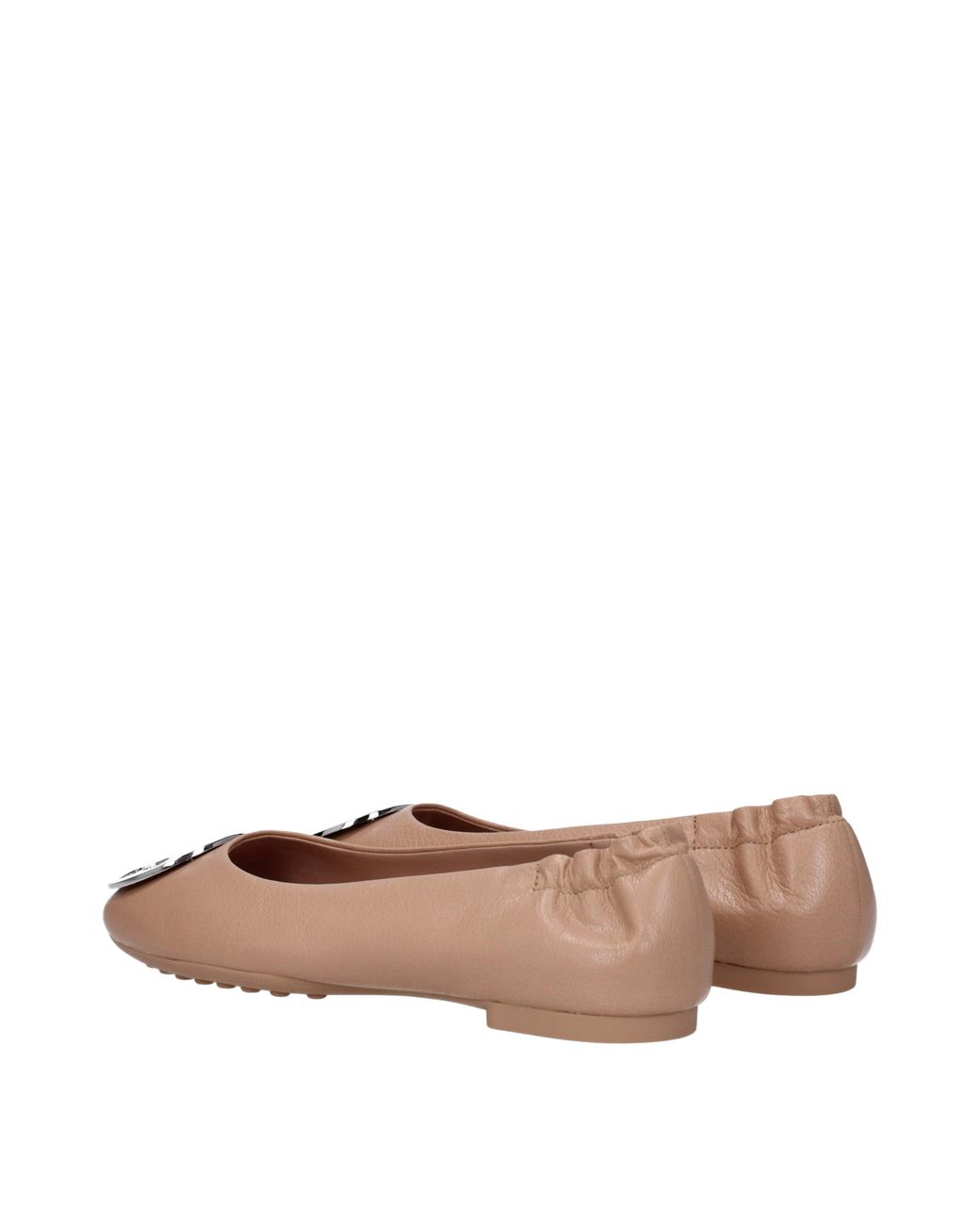 Tory Burch Pink Ballerine Donna Pelle Marrone/Sabbia Chiaro