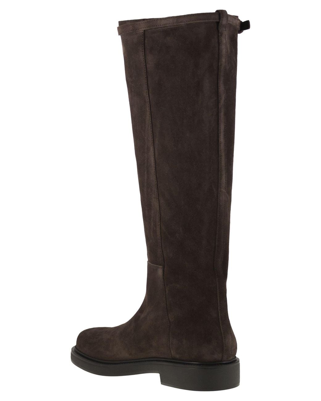 Tod's Brown Suede Leather Boot