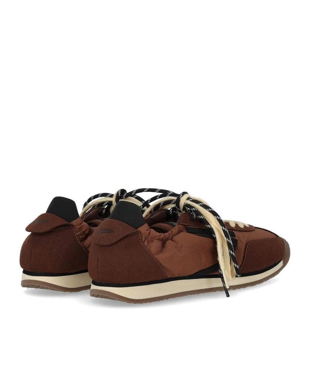 PURAAI Brown 6.02 Panther Vintage Nylon Chocolate Sneakers