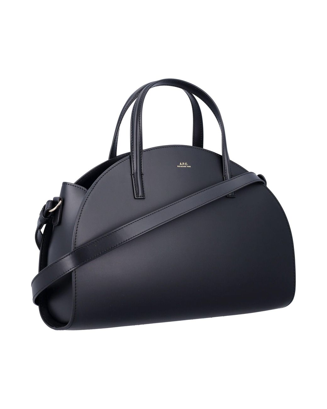 A.P.C. Blue Tote Demi Lune