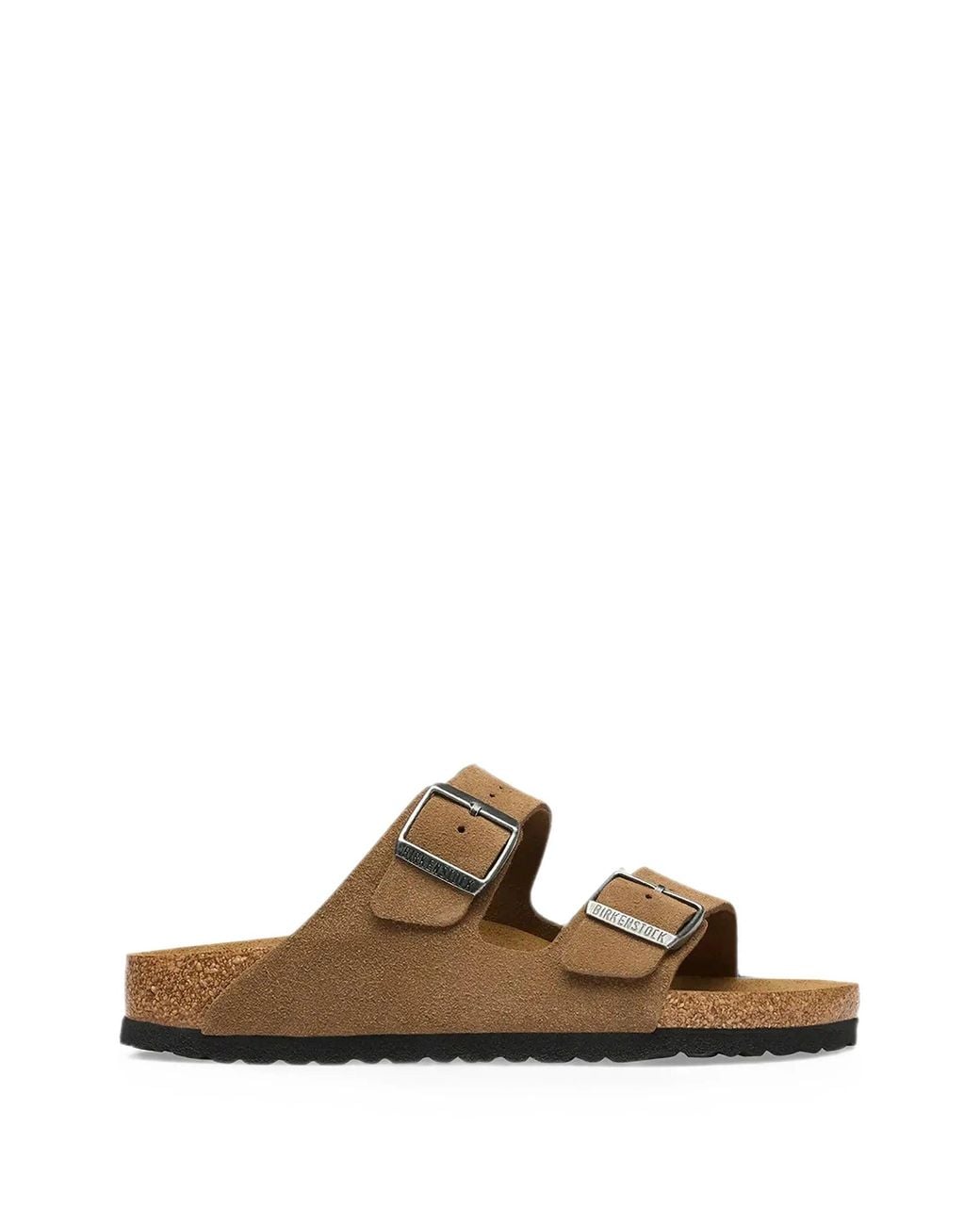 Birkenstock Brown Arizona Dark Tea, Suede Leather