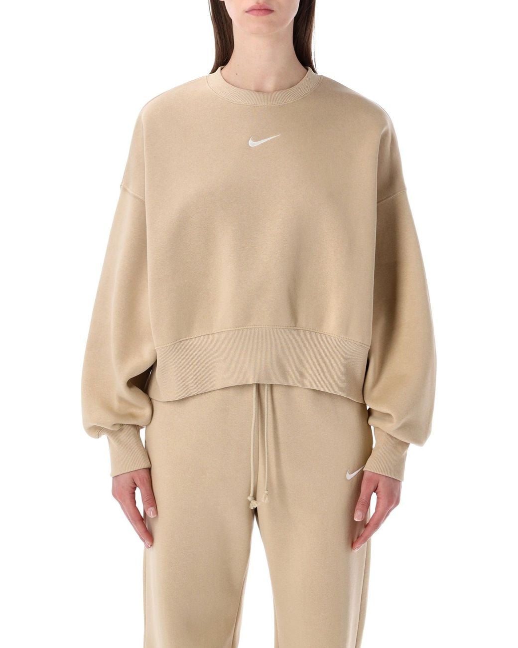 Nike Natural Phoenix Fleece Oversized Sweatshirt