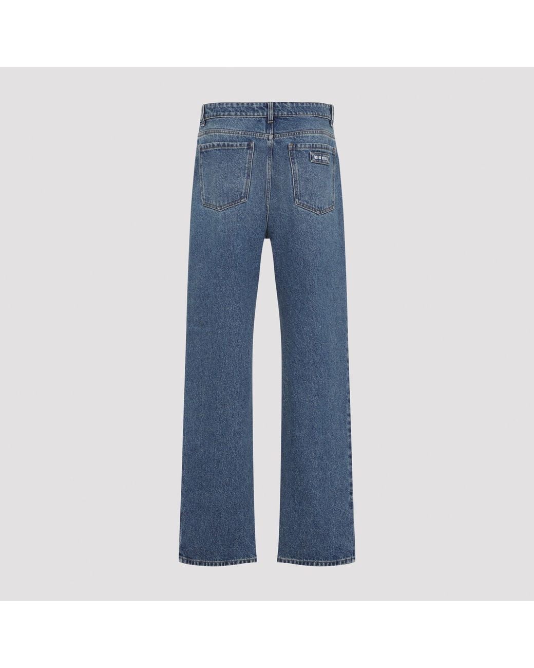 Vaqueros Miu Miu de color Blue