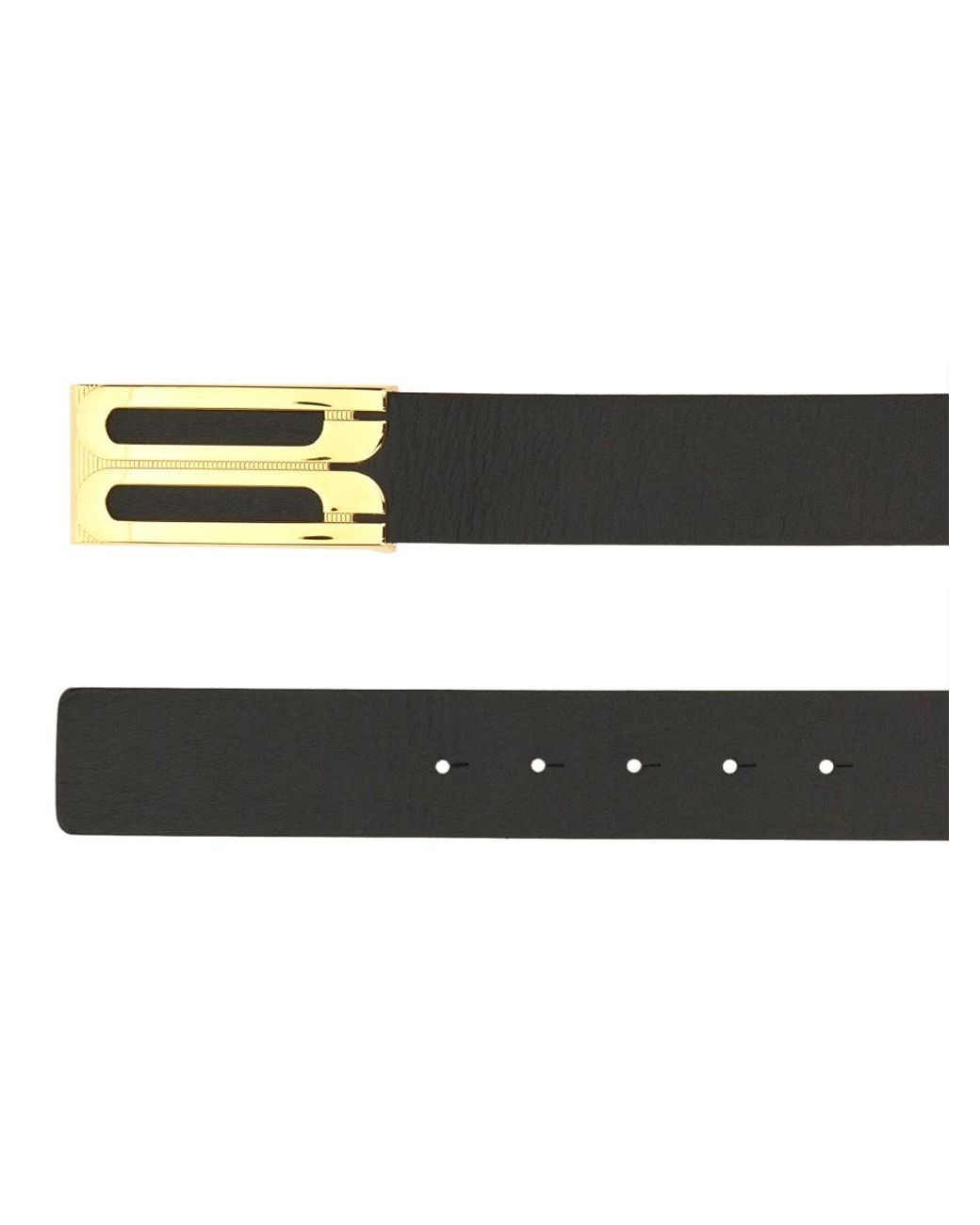 Victoria Beckham Natural Jumbo Frame Belt