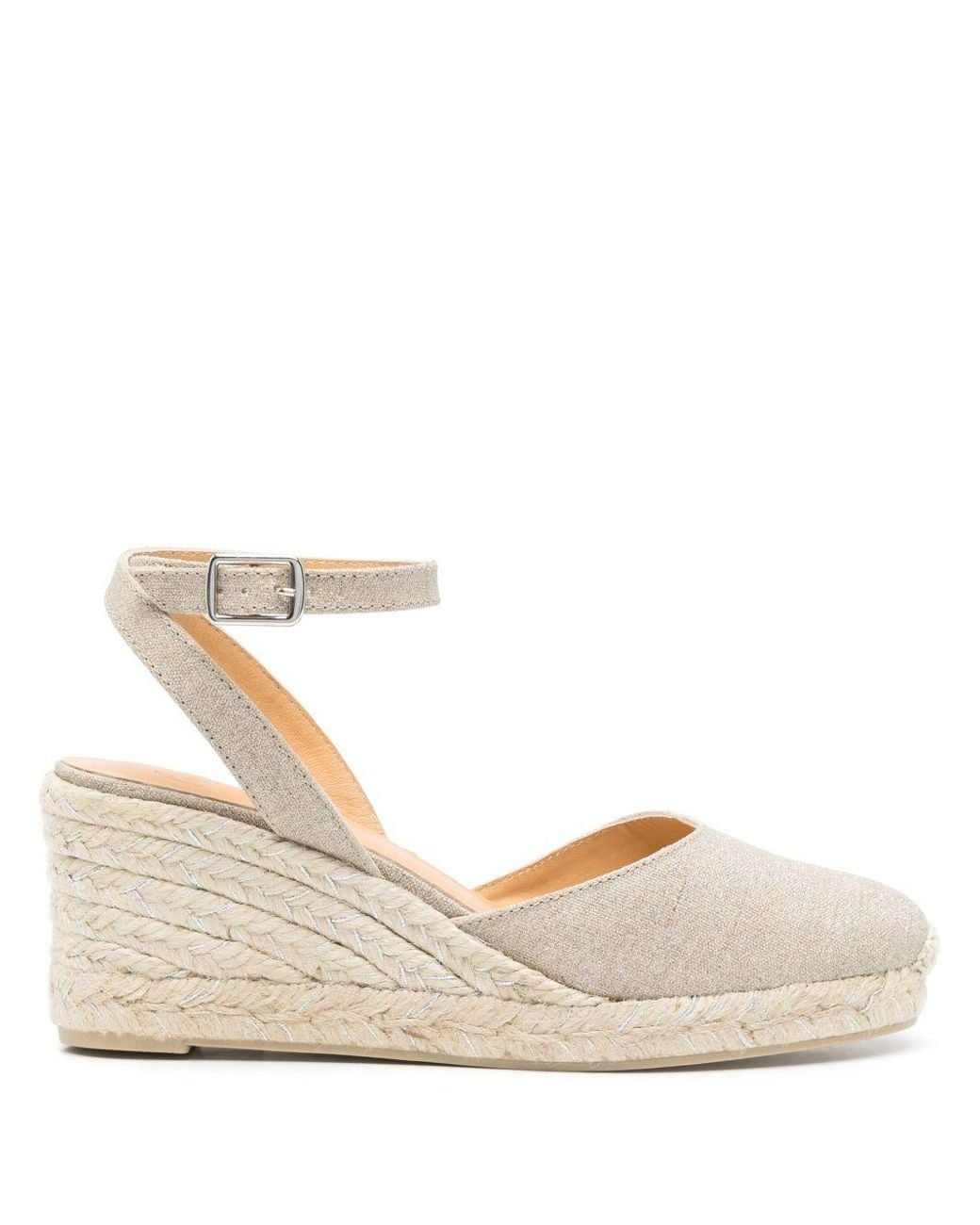 Castaner Natural Cybil Espadrilles 70Mm