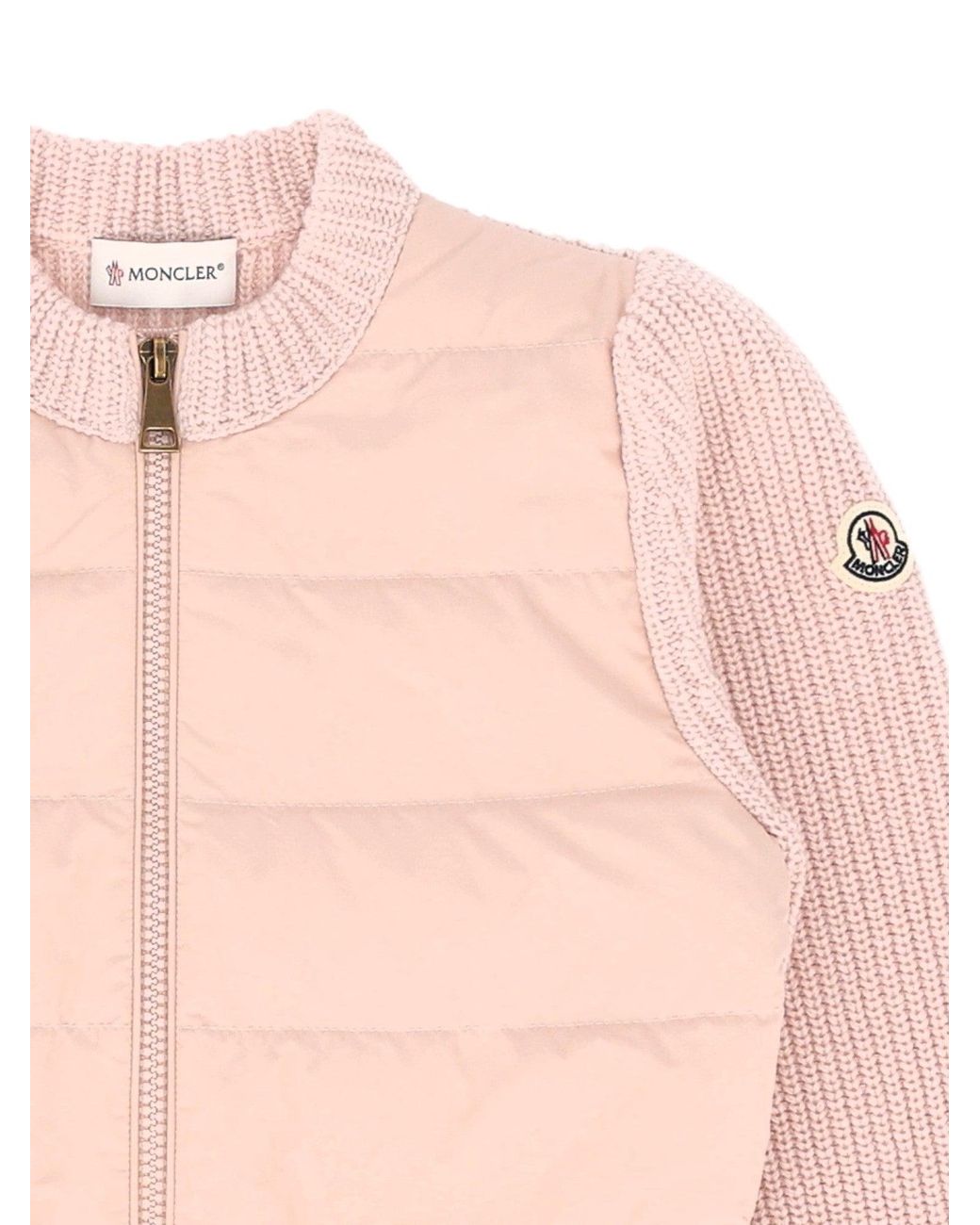 Moncler Lichtroze Vest in het Pink
