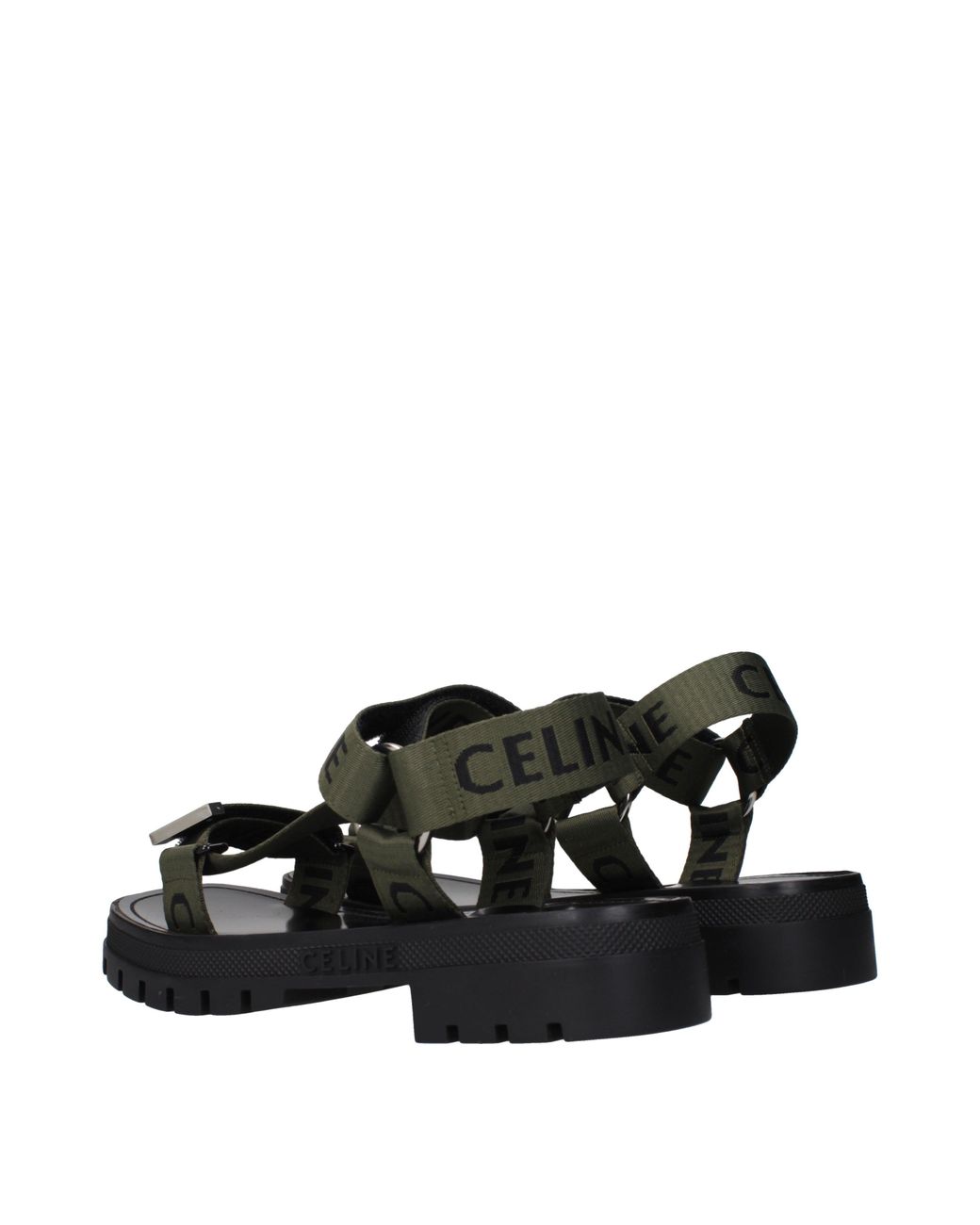 Céline Black Sandals/ Fabric