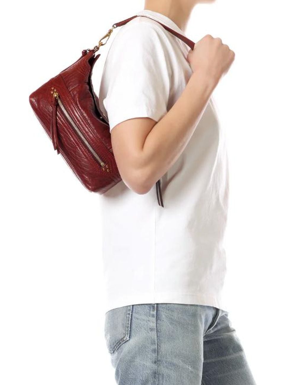 Jérôme Dreyfuss Red Lucky Hobo Small