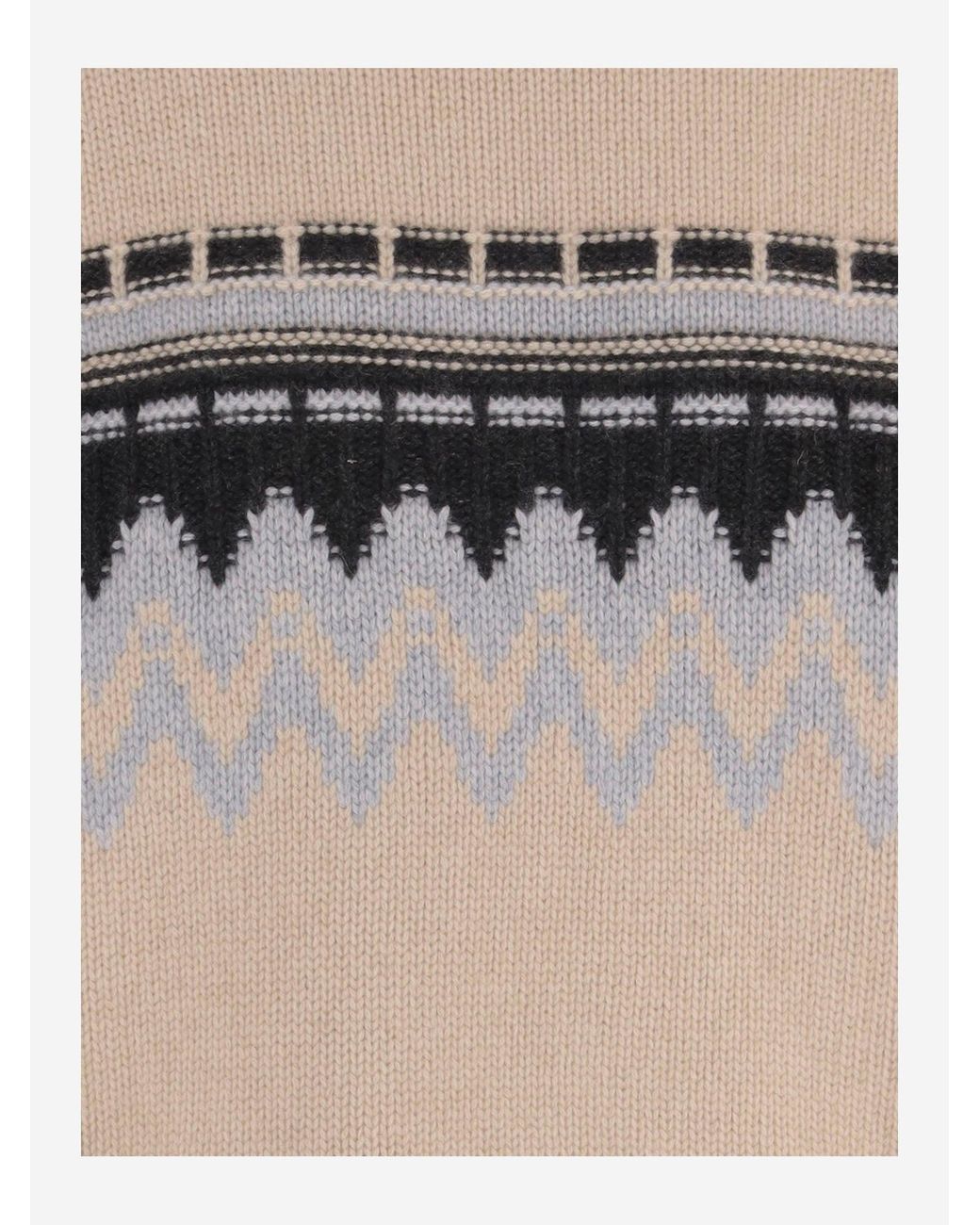 Allude Natural Cashmere Turtleneck Sweater